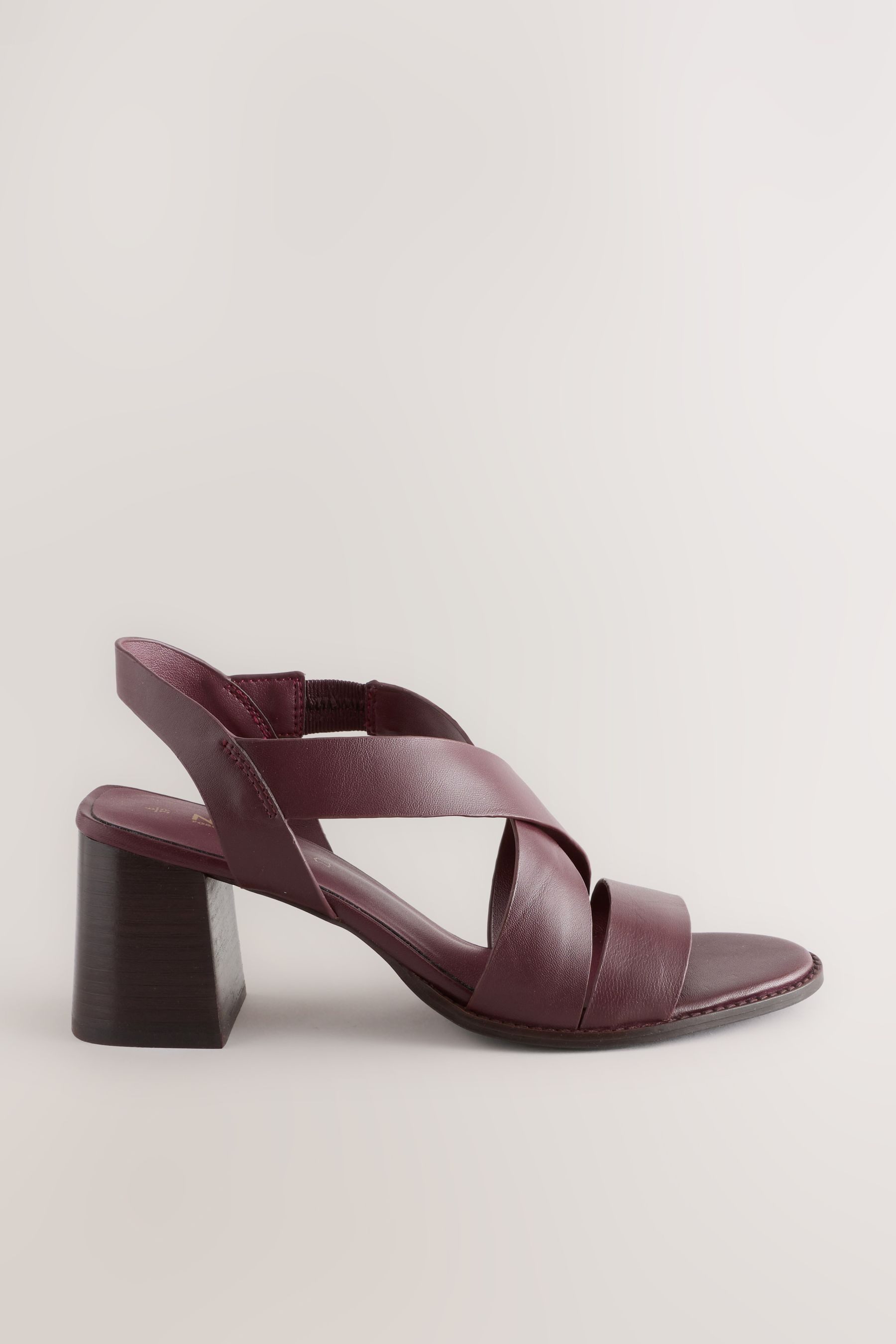 Next Forever Comfort® Ledersandalen mit Blockabsatz günstig online kaufen