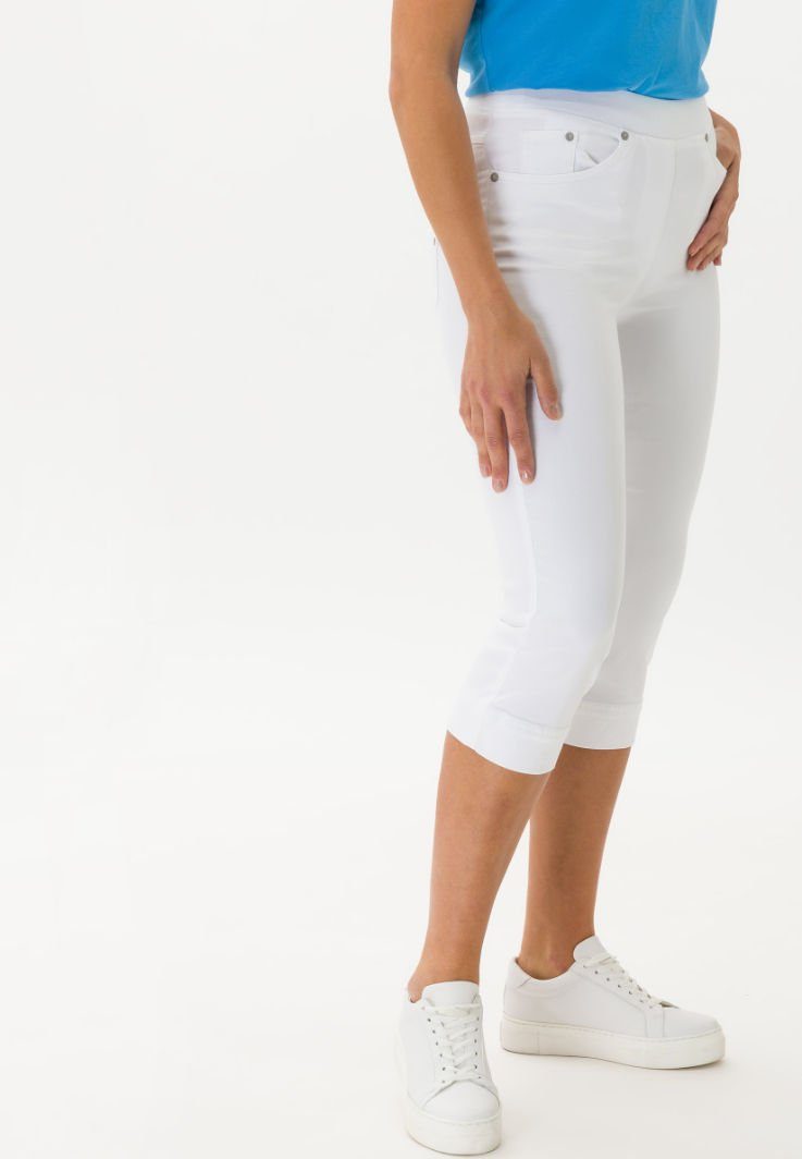 RAPHAELA by BRAX 5-Pocket-Jeans Style weiß PAMINA CAPRI