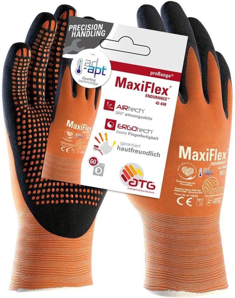 ATG Arbeitshandschuh-Set Endurance™Ad-Apt® Nylon-Strickhandschuhe (42-848Hct)