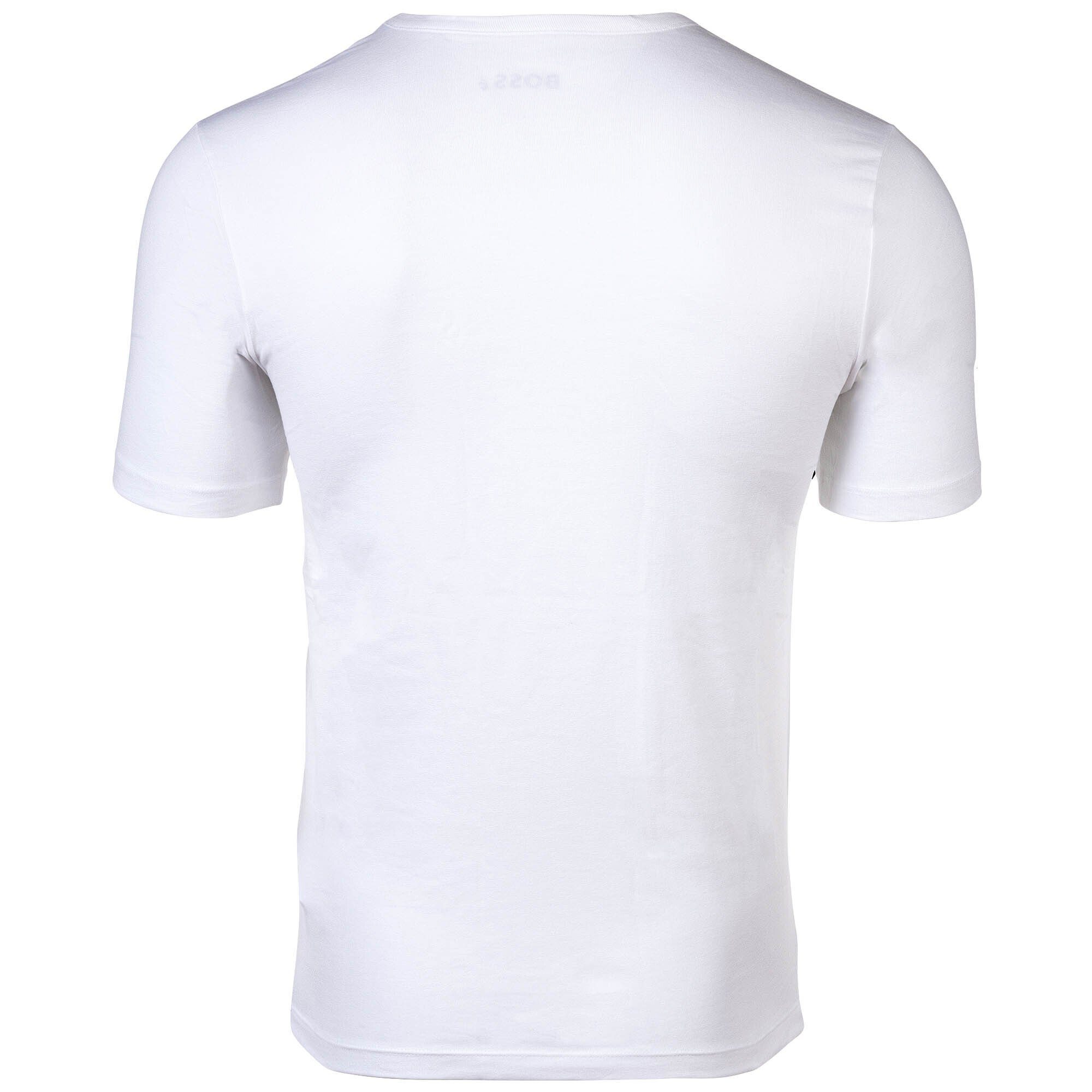 Weiß Rundhals BOSS T-Shirt T-Shirt, Herren 6er Pack Classic, - RN