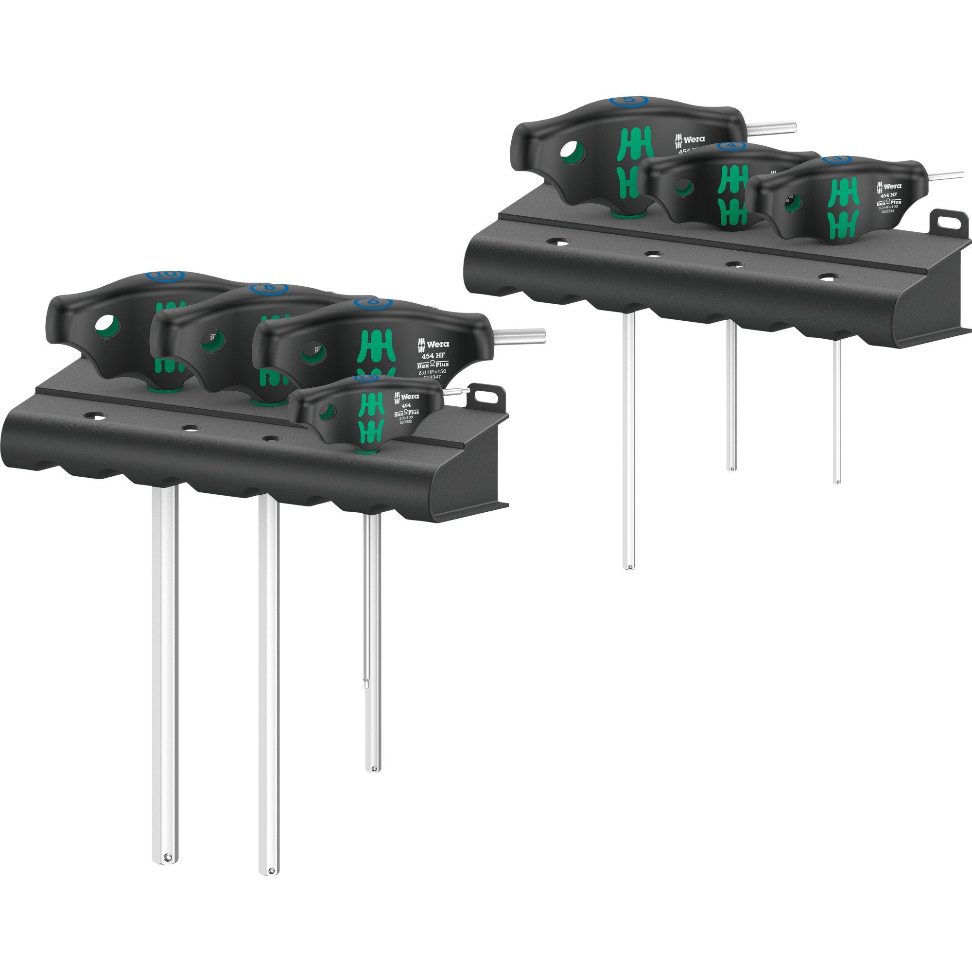 Wera Schraubendreher Wera 454/7 HF Set 1 Quergriff-Schraubendreher +