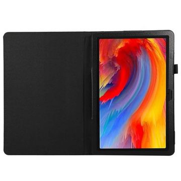 Wigento Tablet-Hülle Für Lenovo Tab M11 Kunst Leder Hülle Tablet Tasche Etuis Case Schwarz