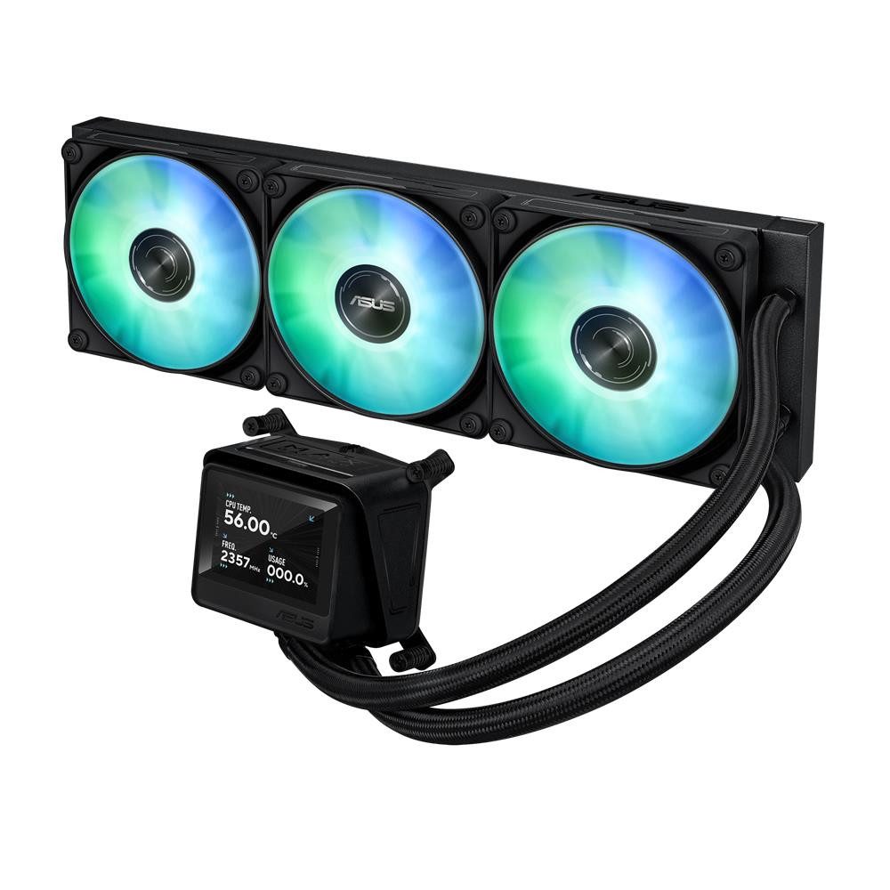 Asus Wasserkühlung MAX Gaming LC 360 ARGB LCD, 360 mm Radiator, LCD Display, LGA1851, AM5