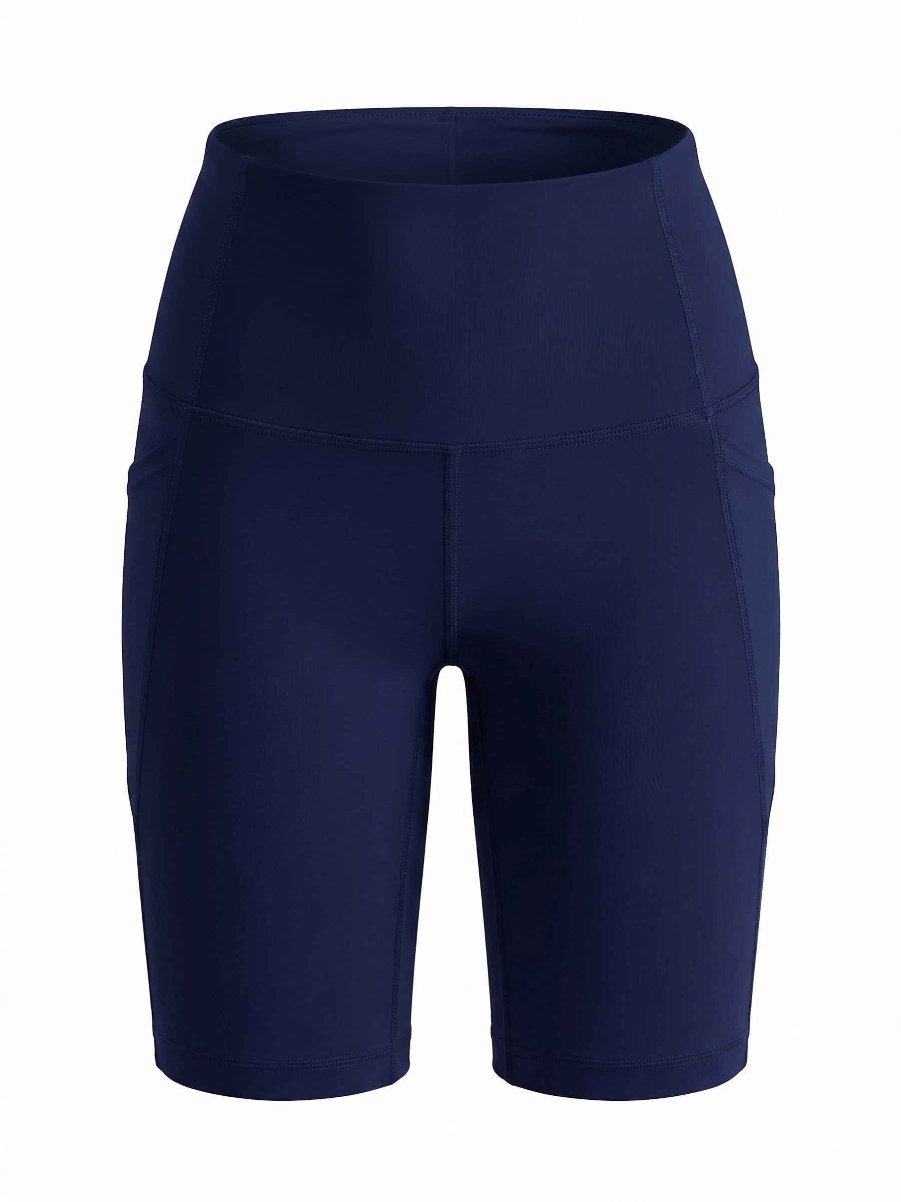 FemmeTone Radlerhose High Waist Biker Shorts – Damen Sporthose mit Tasche Elastische kurze Leggings – Fitnesshose für Training, Yoga & Workout