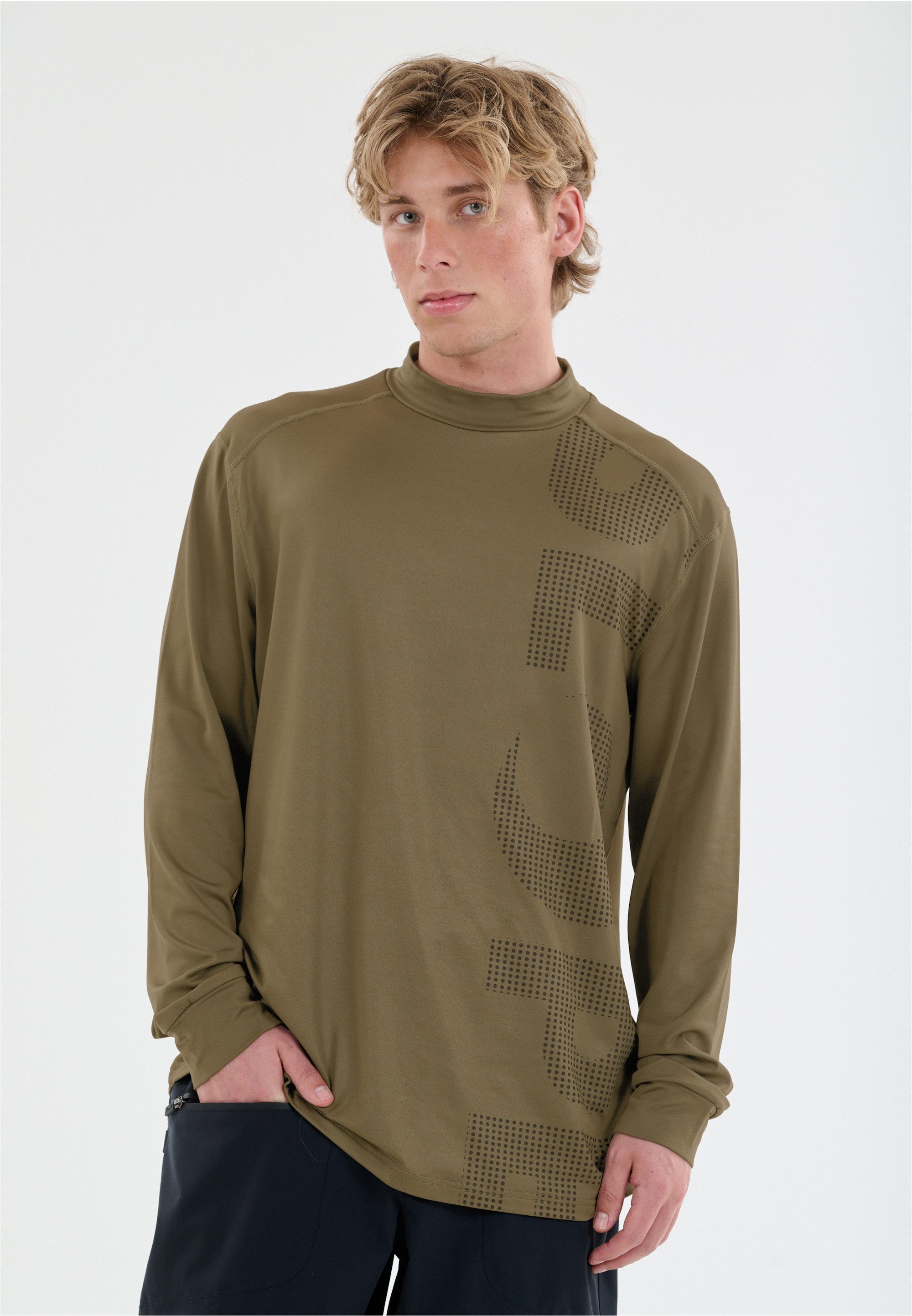SLOPE Langarmshirt Riggs mit atmungsaktiver Eigenschaft