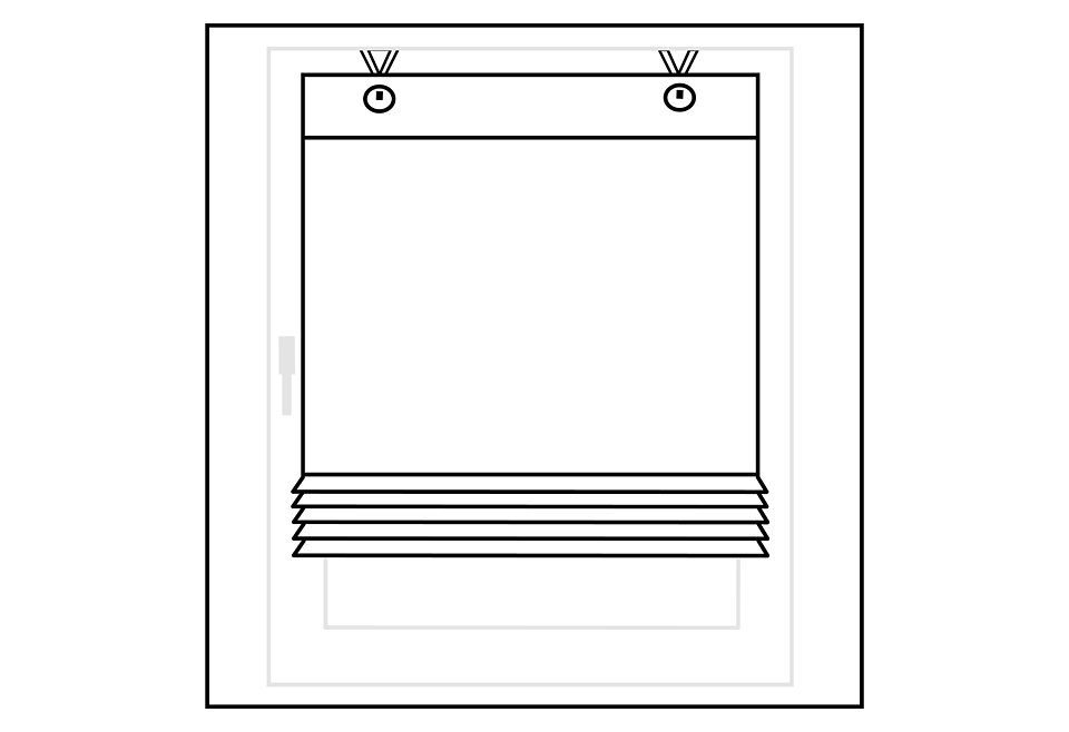 Kutti Raffrollo Dandelion Marc, mit Hakenaufhängung, ohne Bohren, weiß, blickdicht, Ausbrenner, gemustert, floral, pflegeleicht