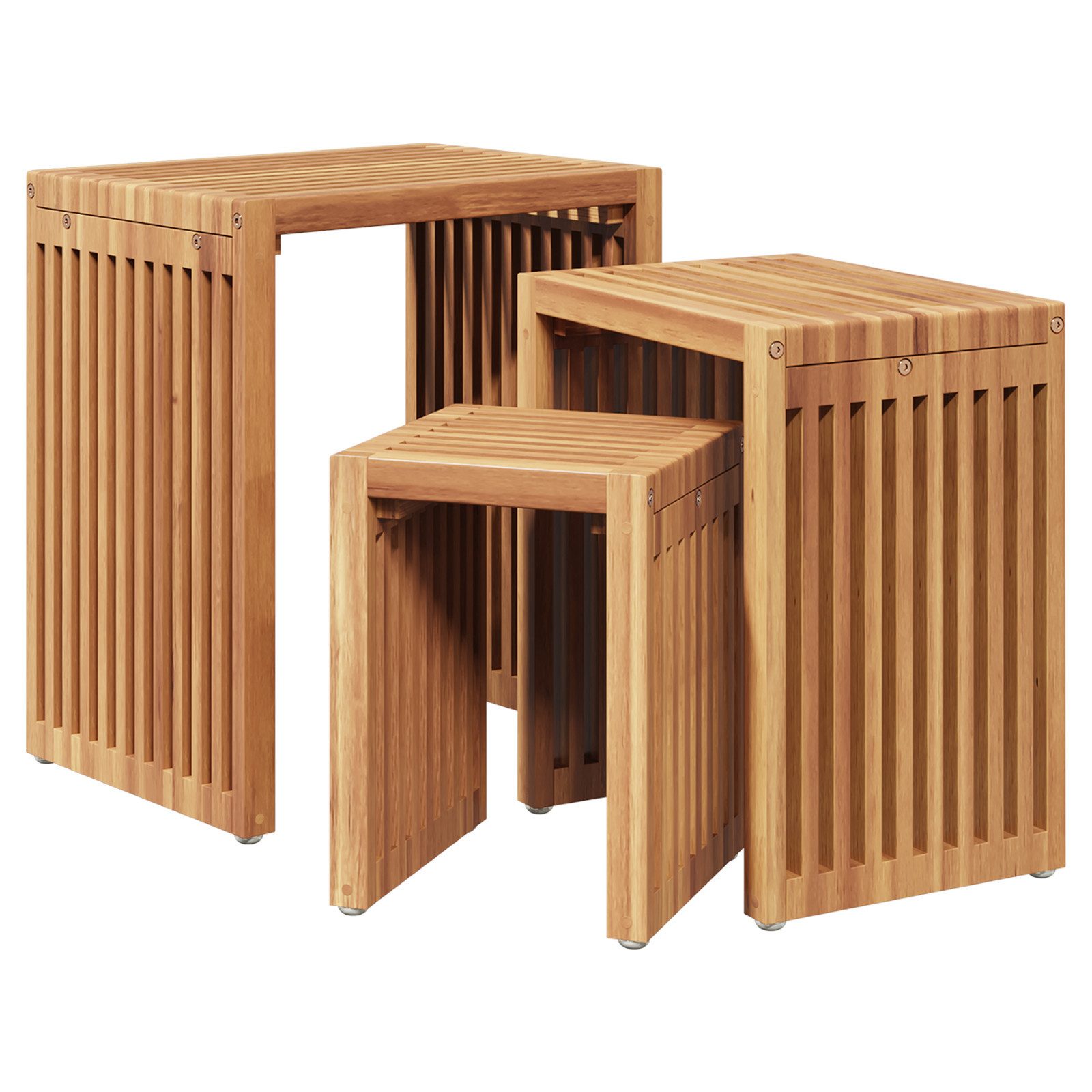 vidaXL Gartentisch Garten Nest von Beistelltischen günstig online kaufen