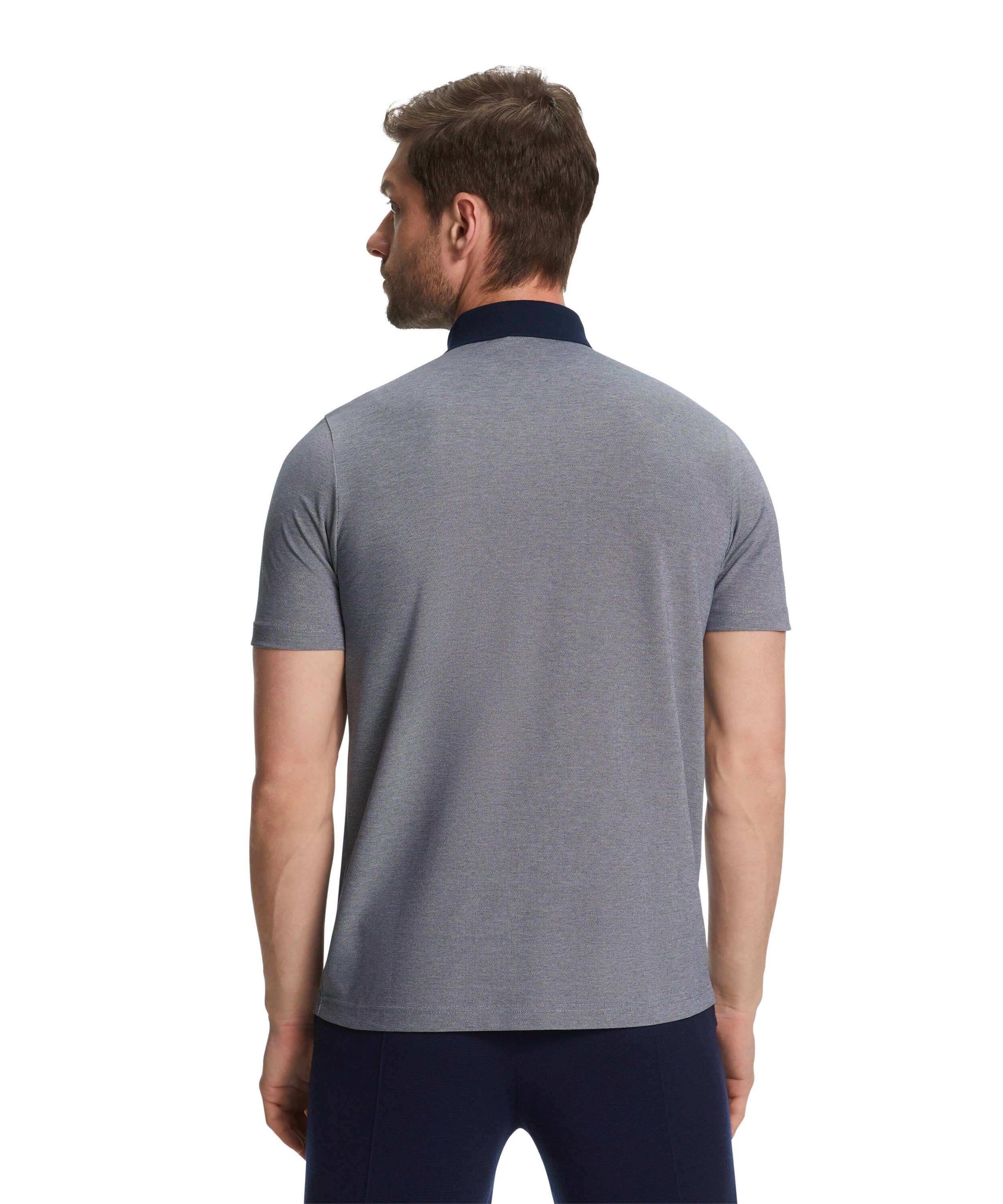 FALKE (6725) Baumwolle Poloshirt mit tanzanite