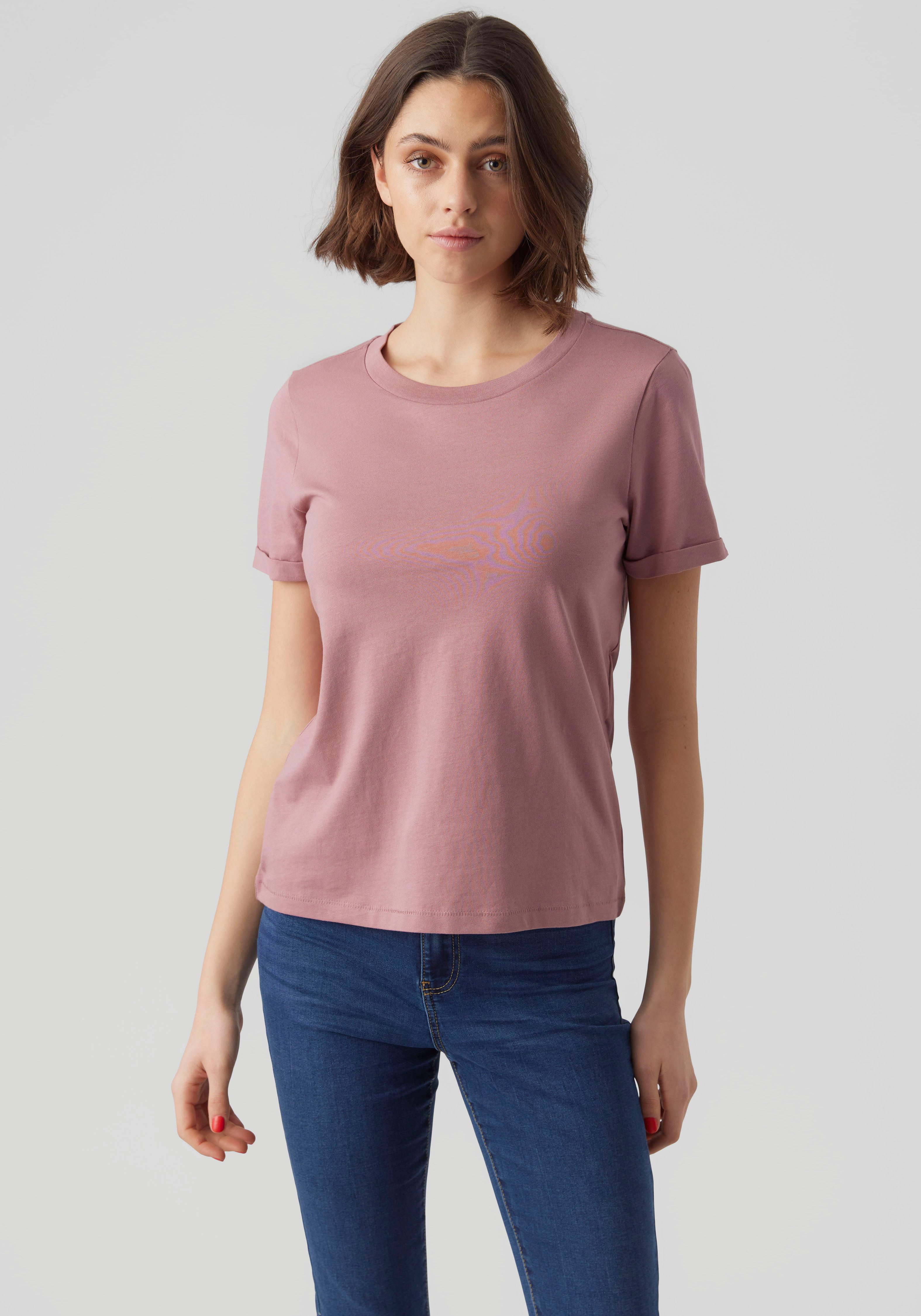 Vero Moda Kurzarmshirt VMPAULA S/S T-SHIRT günstig online kaufen