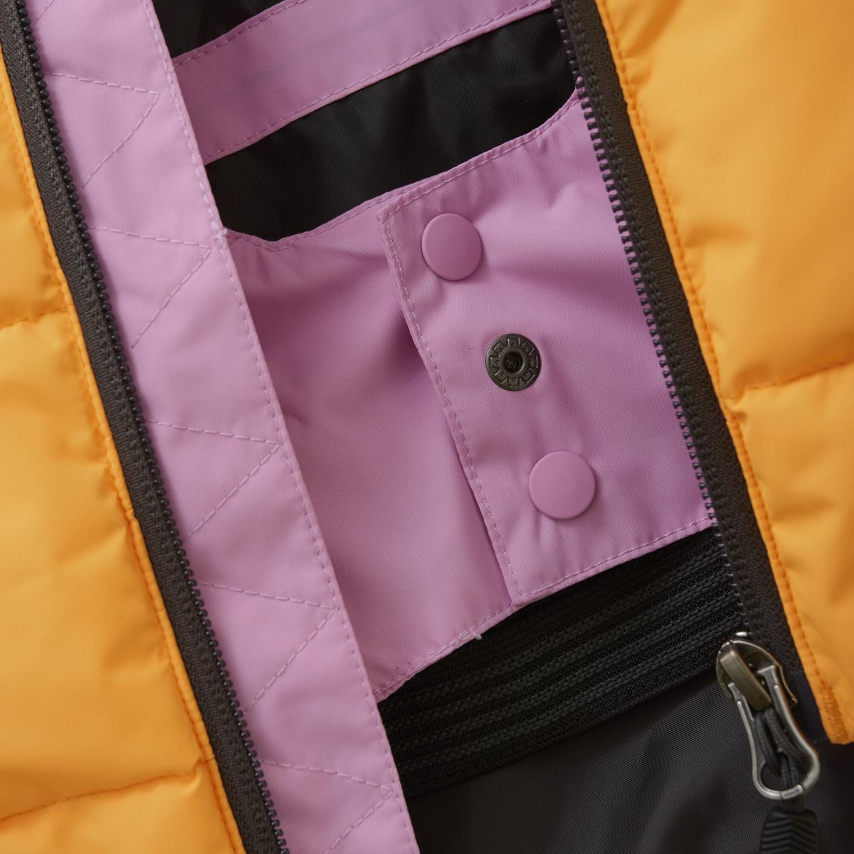 COLOR KIDS Skijacke Ski Jacket Colorblock Quilt Stitch Seams 741722 Warme, strapazierfähige und umweltfreundliche Steppjacke mit