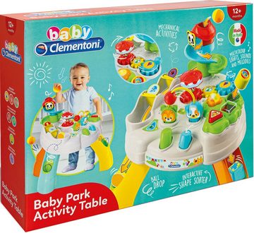 Clementoni® Spieltisch Baby Clementoni, Park Activity Table, mit Licht und Sound; Made in Europe