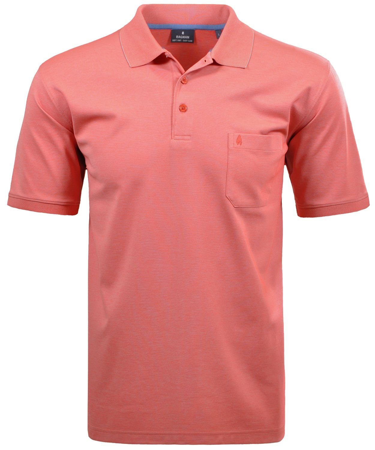RAGMAN Poloshirt Kurzarm Softknit günstig online kaufen