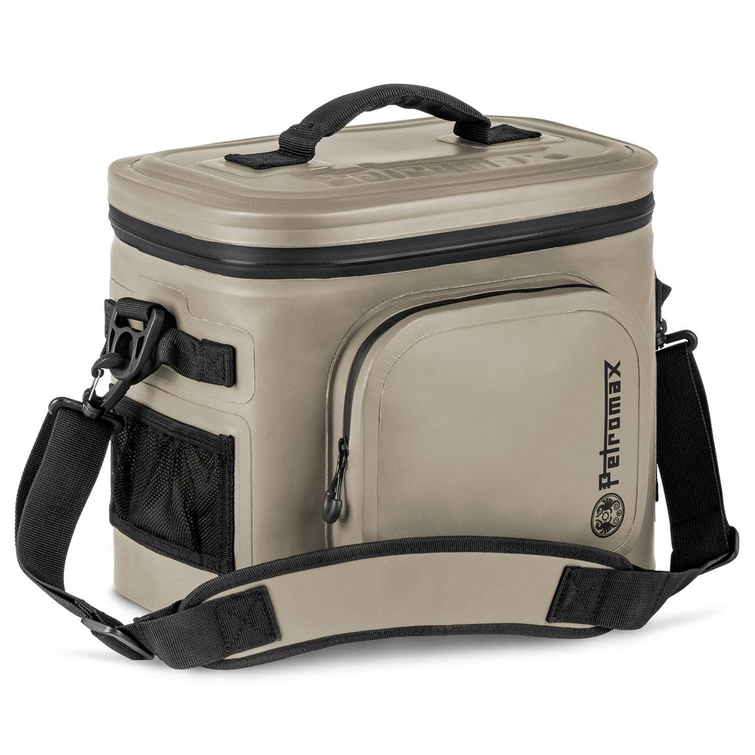 Petromax Thermobehälter Kühltasche 8 Liter sandfarben, Isoliertasche, Picknick, Isolierschaum Nylon TPU beschichtet, Kühldauer bis zu 4 Tagen