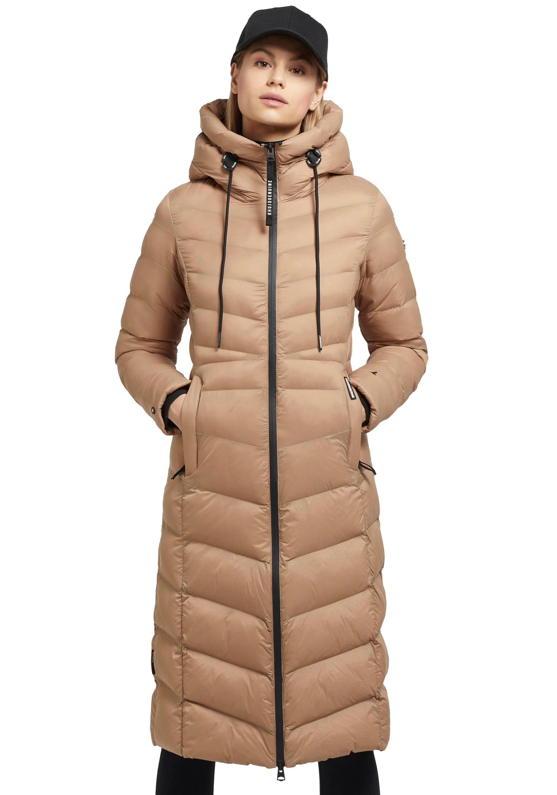 khujo Steppmantel »INGRAM2 SOFT« Winterparka mit Kapuze und Kordelzug  online kaufen | OTTO