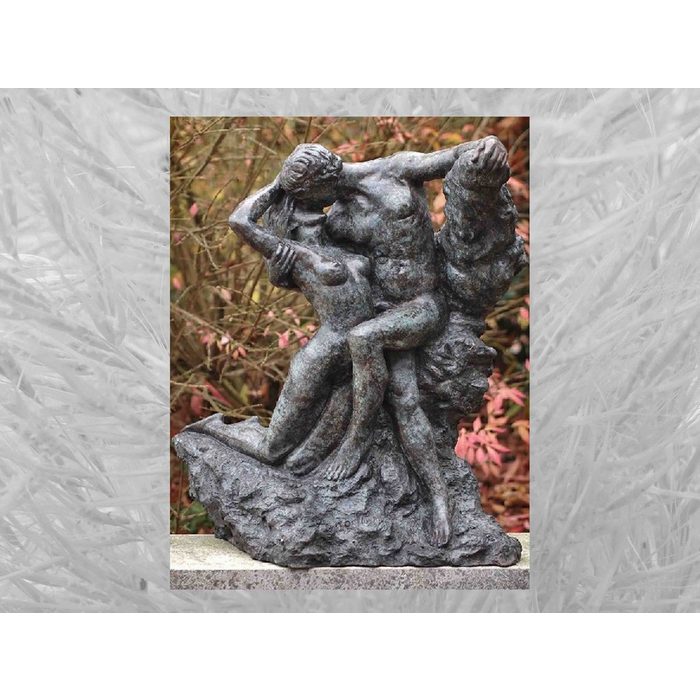 IDYL Gartenfigur IDYL Bronze-Skulptur Der Kuss von Rodin Bronze