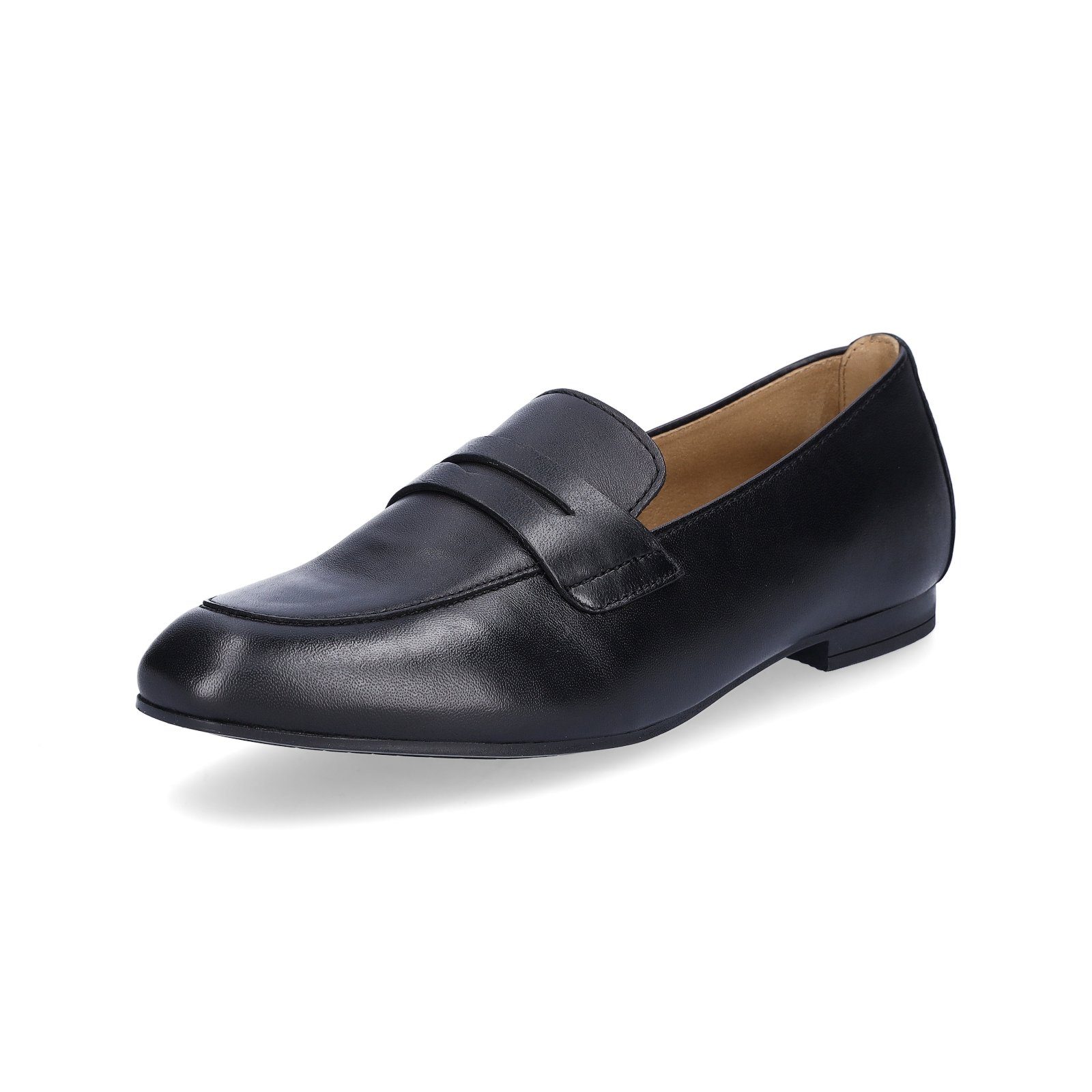 Leder Gabor Slipper schwarz Damen Slipper Gabor