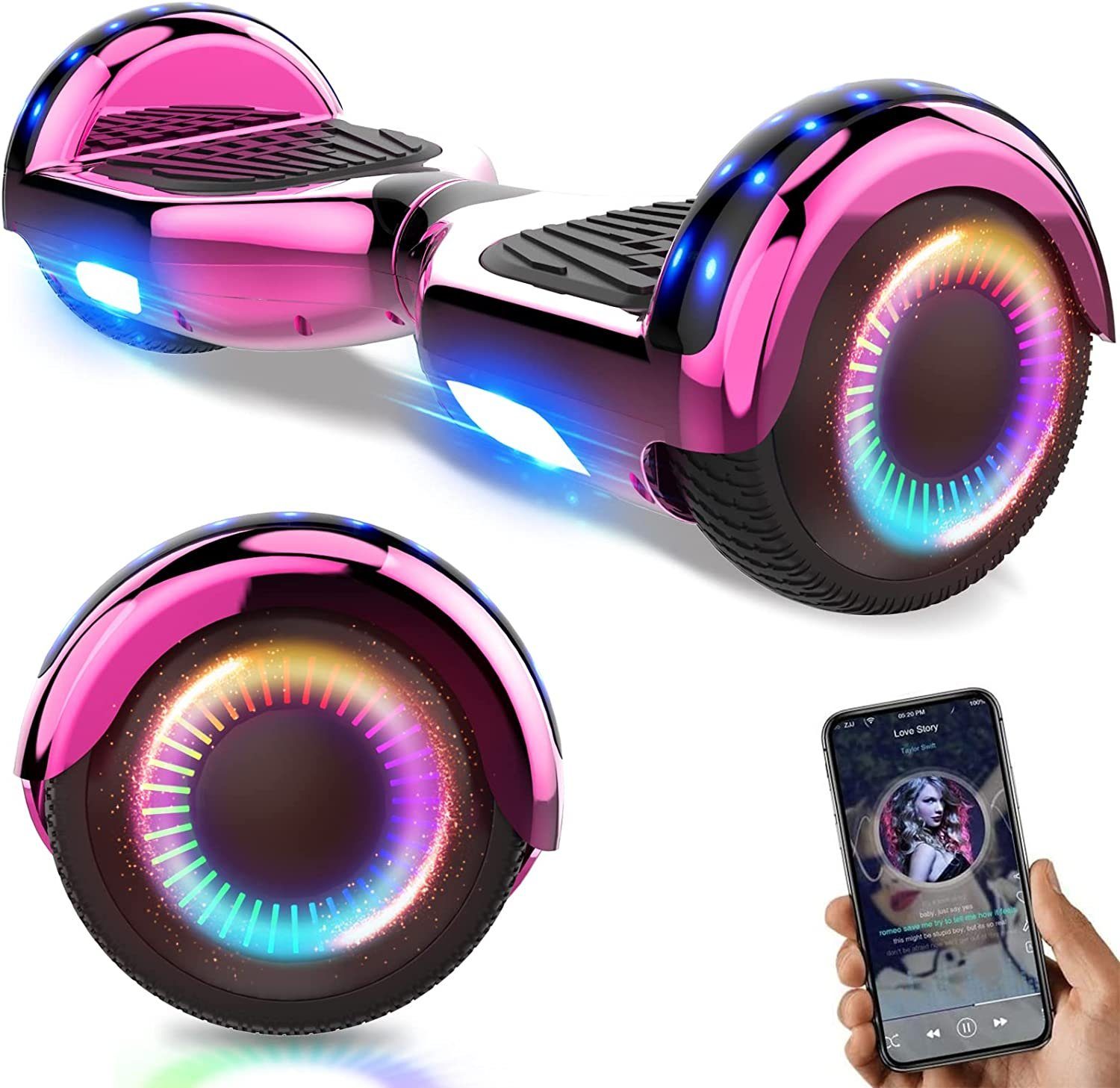 CITYSPORTS Balance Scooter, Hoverboards 6.5" Hoverboards für Kinder mit Bluetooth