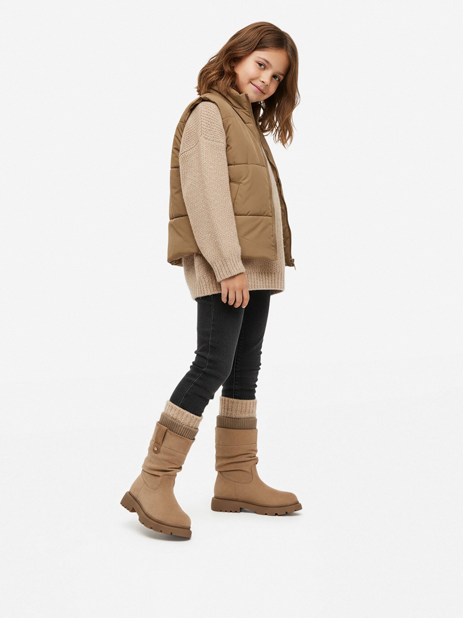 DeeZee Deezee Boots Girl Brown CEO - CS6587-03 Bootsschuh