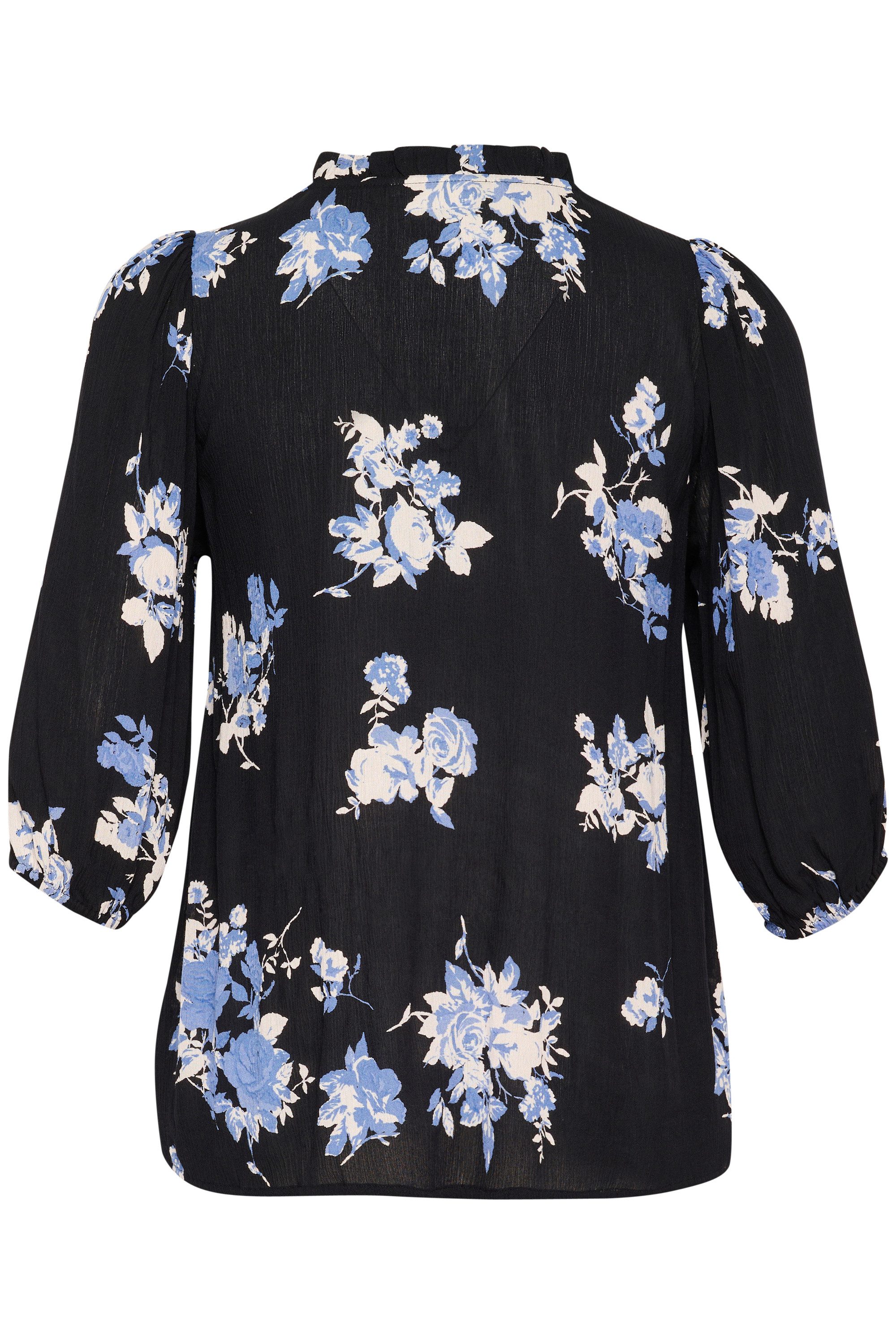 KAFFE Curve Langarmbluse Langarm-Bluse KCedina Große günstig online kaufen