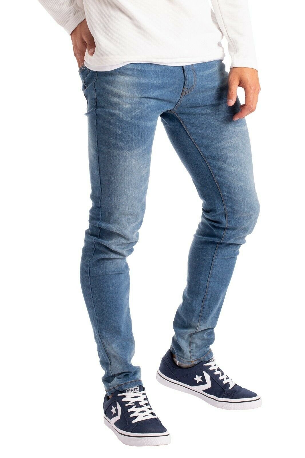 BlauerHafen Slim-fit-Jeans Herren Slim Fit Jeanshose Stretch Designer Hose günstig online kaufen