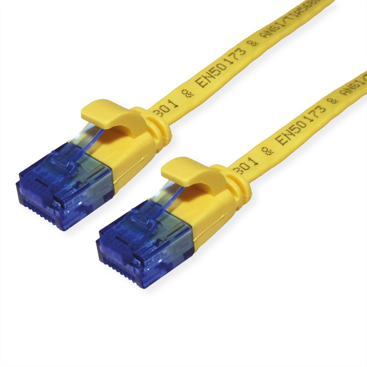 VALUE Patchkabel Cat.6A (Class EA) UTP LAN-Kabel, RJ-45 Männlich (Stecker), RJ-45 Männlich (Stecker) (50.0 cm), extra-flach