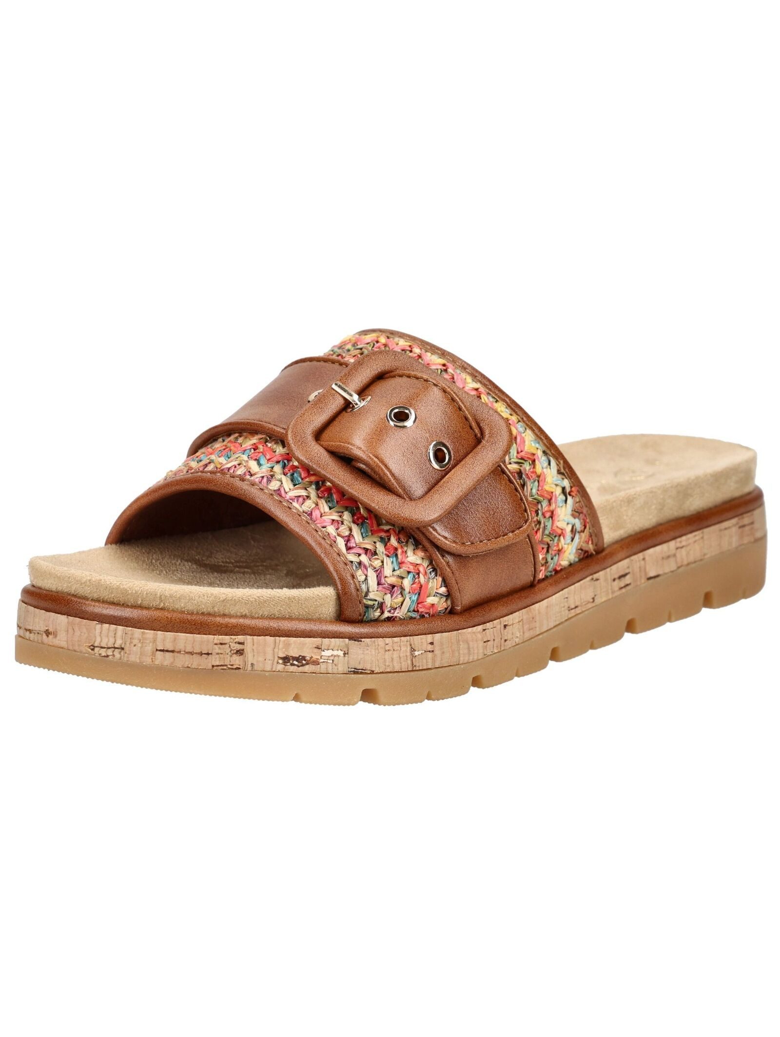 MARCO TOZZI Pantoletten Lederimitat/Textil . Pantolette