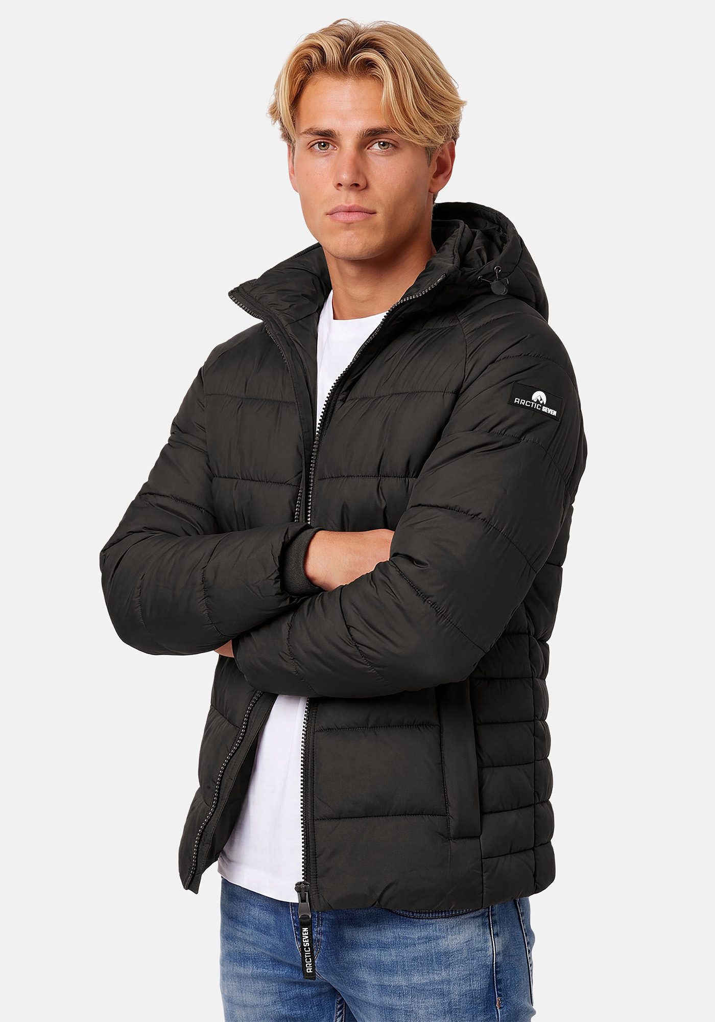Arctic Seven Winterjacke ASRodrii mit warmem Teddyfell und abnehmbarer Kapuze – Bild 3 von 5