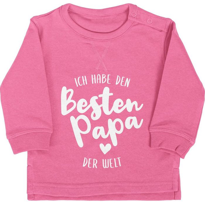 Shirtracer Sweatshirt Ich habe den besten Papa der Welt Geschenk Vatertag Baby