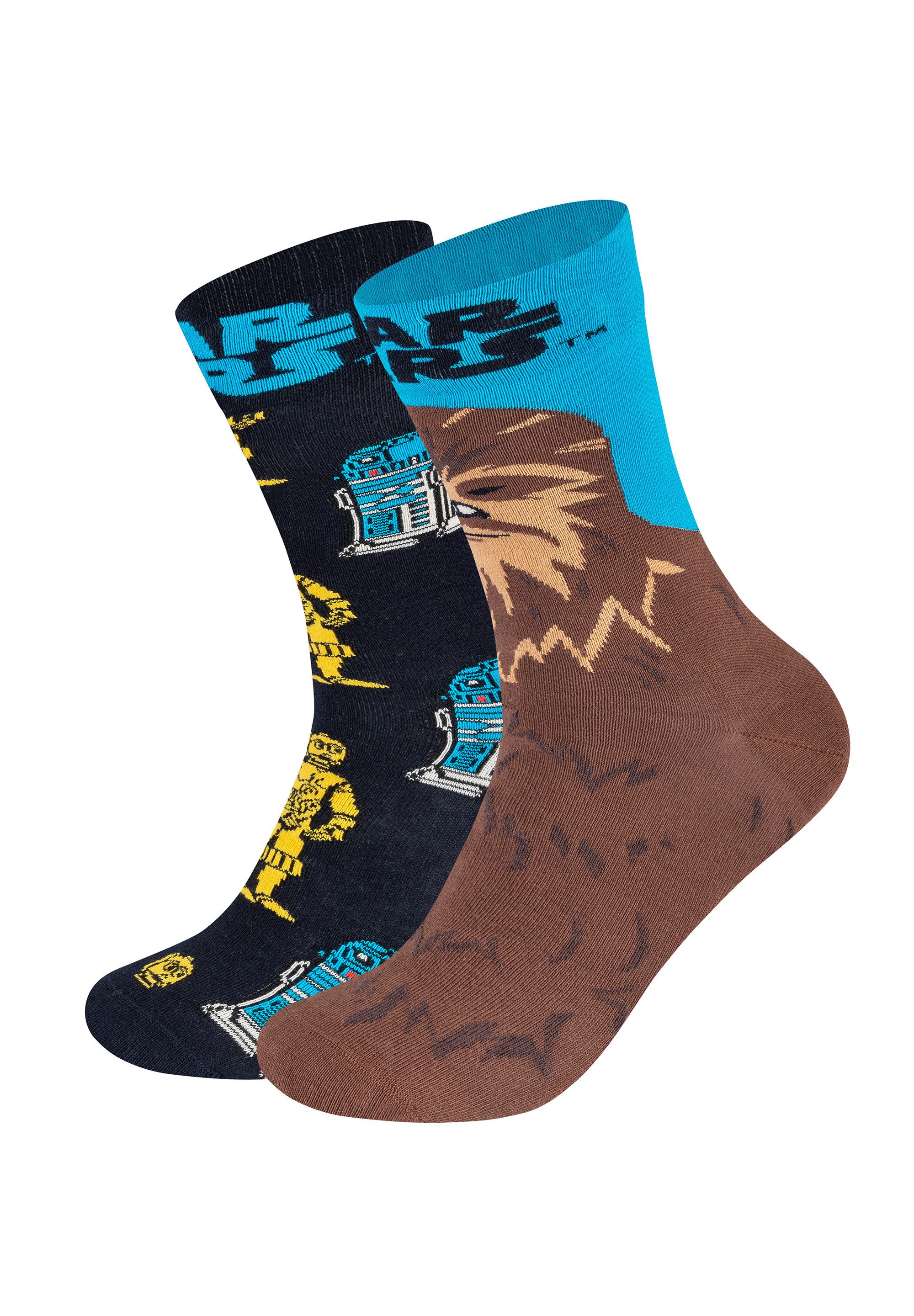 Basicsocken Star Wars™ R2D2-C3PO and Chewbacca
