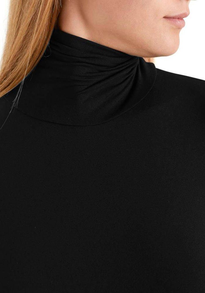 Marc Cain Rollkragenshirt "Collection Rollkragenpullover, elastisch Damenmode Premium Essential" Zarter black