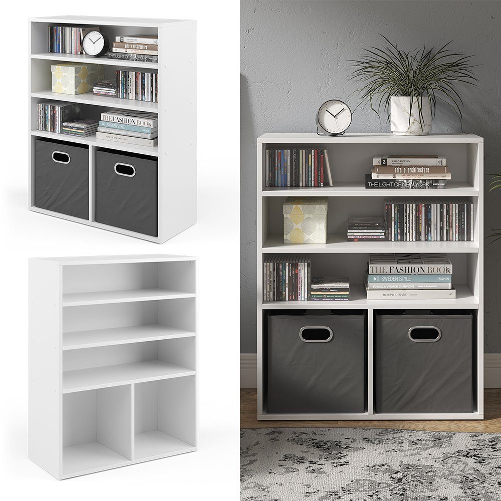 Vicco Bücherregal Luigi, Weiß, 72 x günstig online kaufen