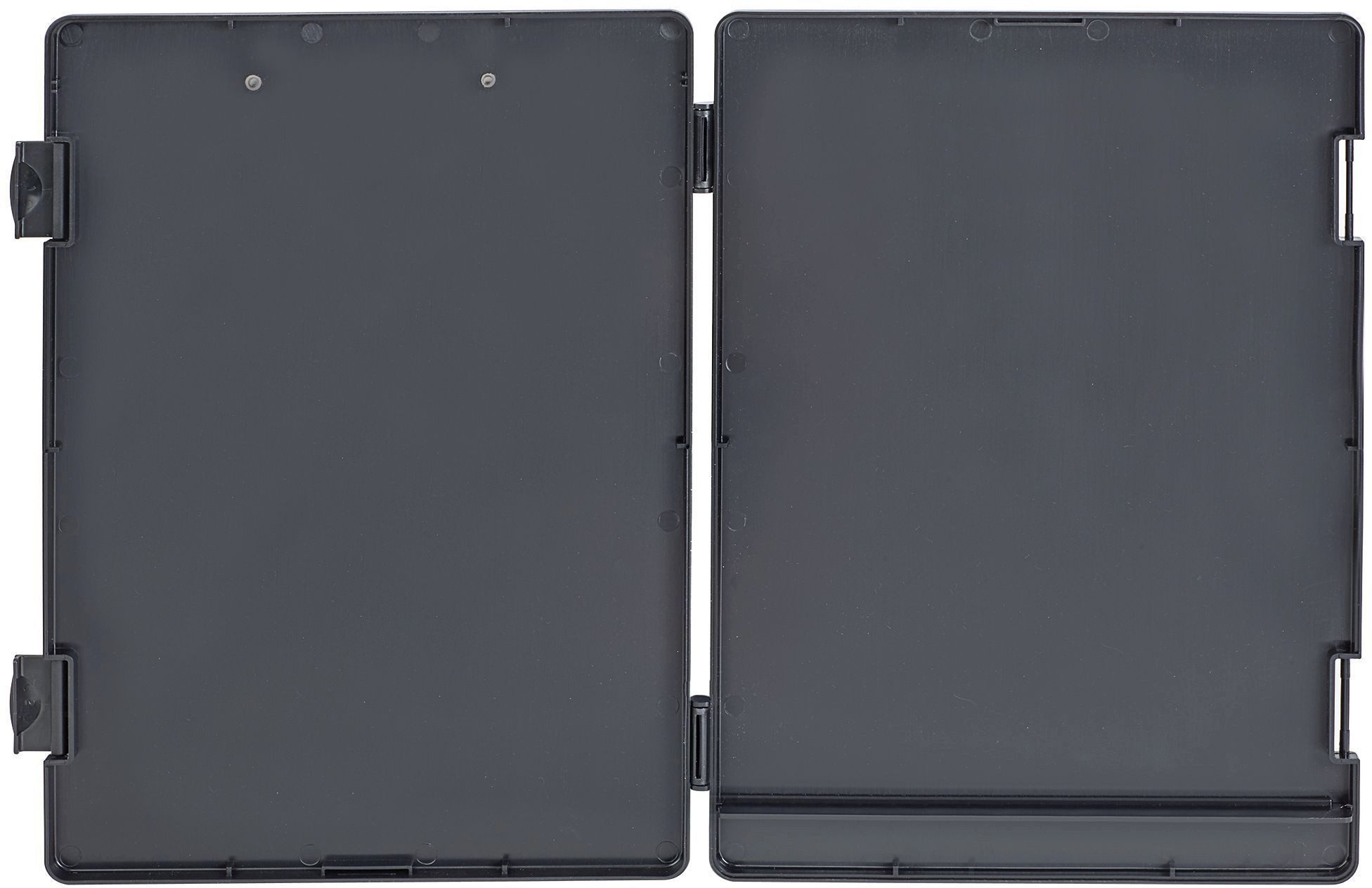 MAUL Schreibmappe Schreibplatte mit Aufbewahrungsfach A4 PP schwarz (12 Stück)