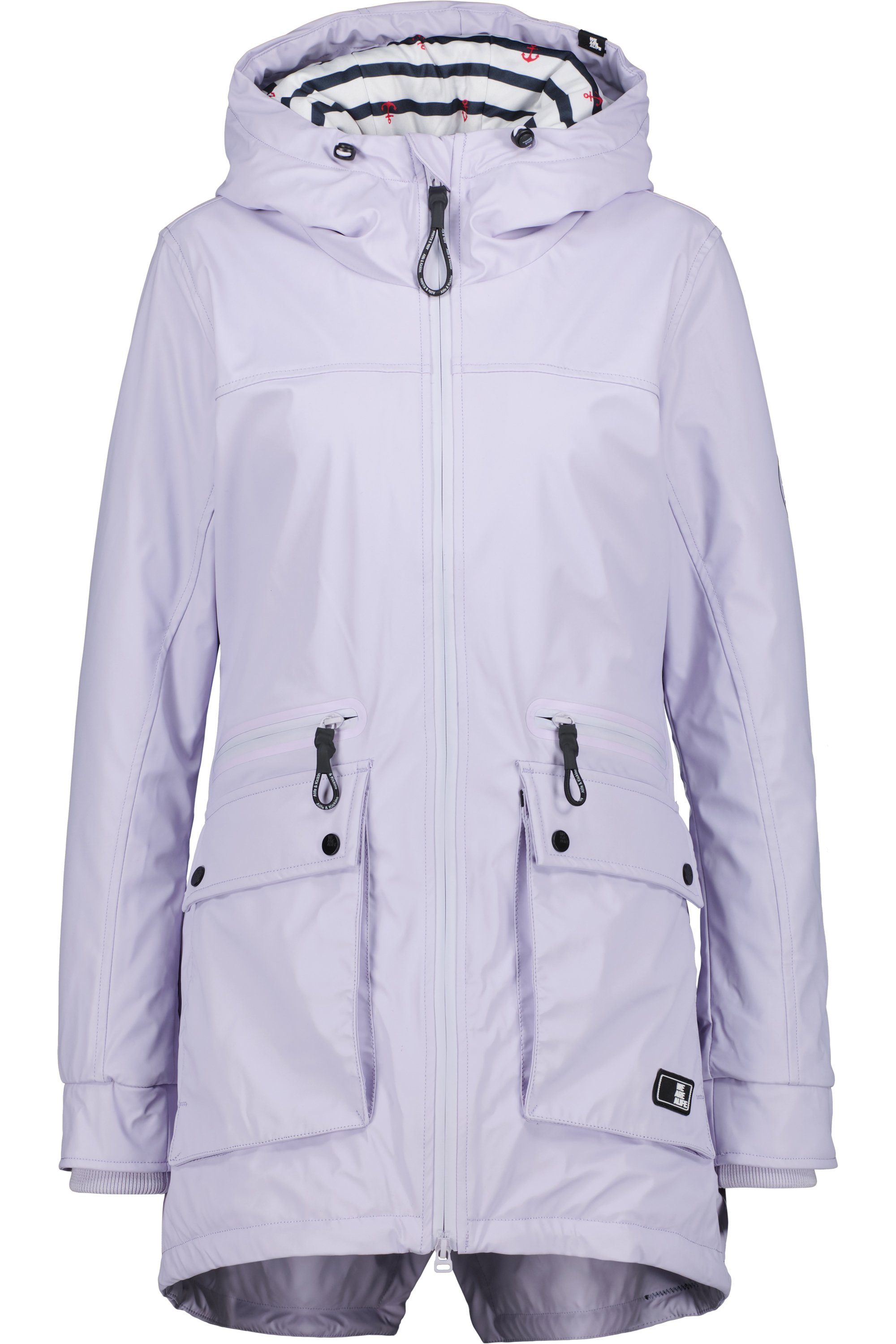 Alife & Kickin orchid AudreyAK Übergangsjacke Coat Langjacke Rainstyle Langjacke, A Damen