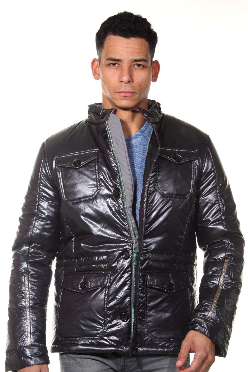 BOYS ICE schwarz Steppjacke