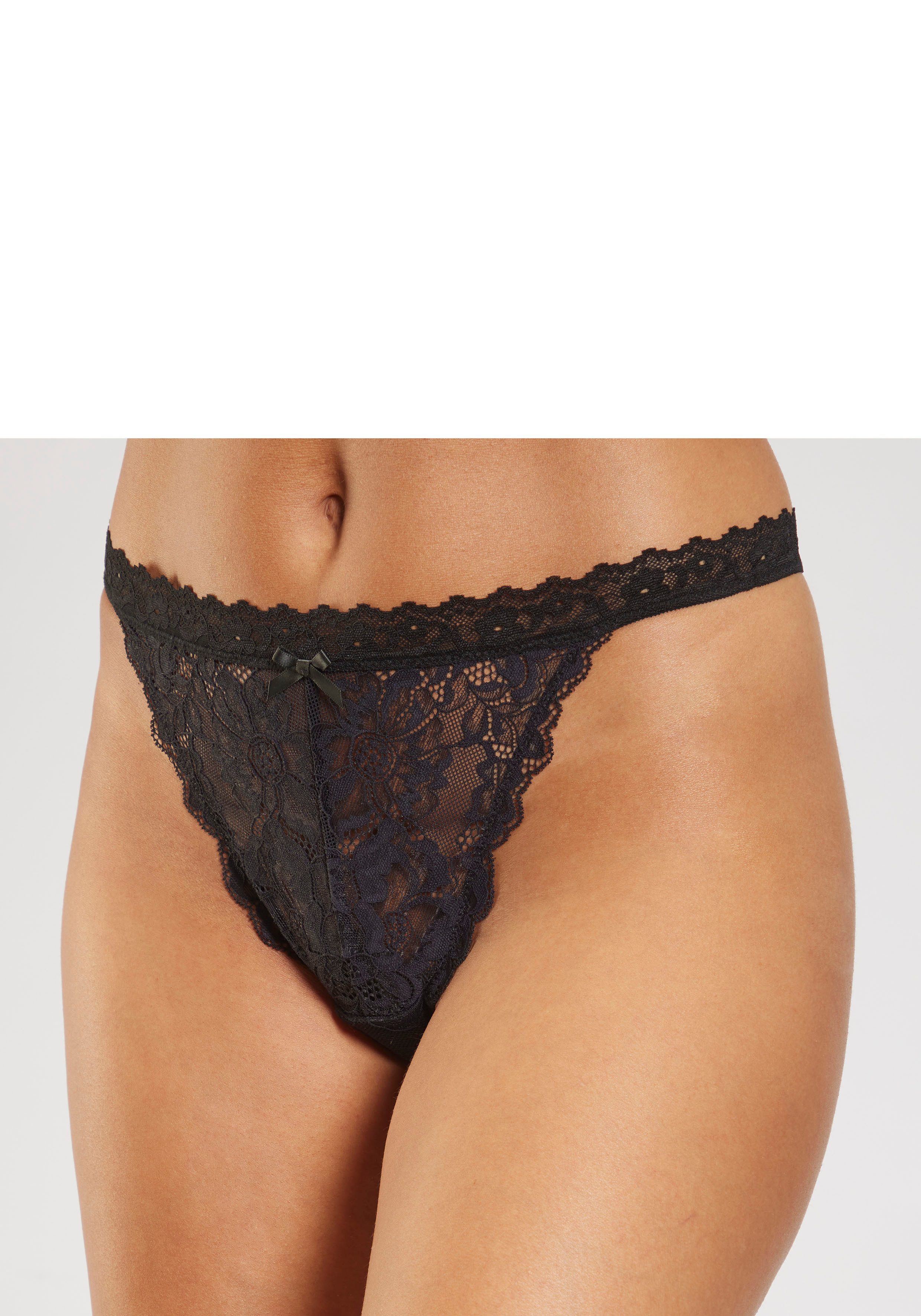 petite fleur gold Tanga-Ouvert mit Ouvert-Öffnung aus Spitze sexy Unterwäsche, sexy Dessous, Reizwäsche Damen