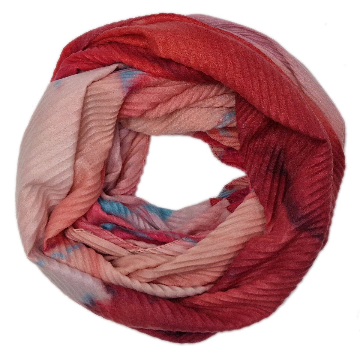Loop Damen Loopschal mit Marmor-Print Rundschal Schlauchschal Herbst/Winter
