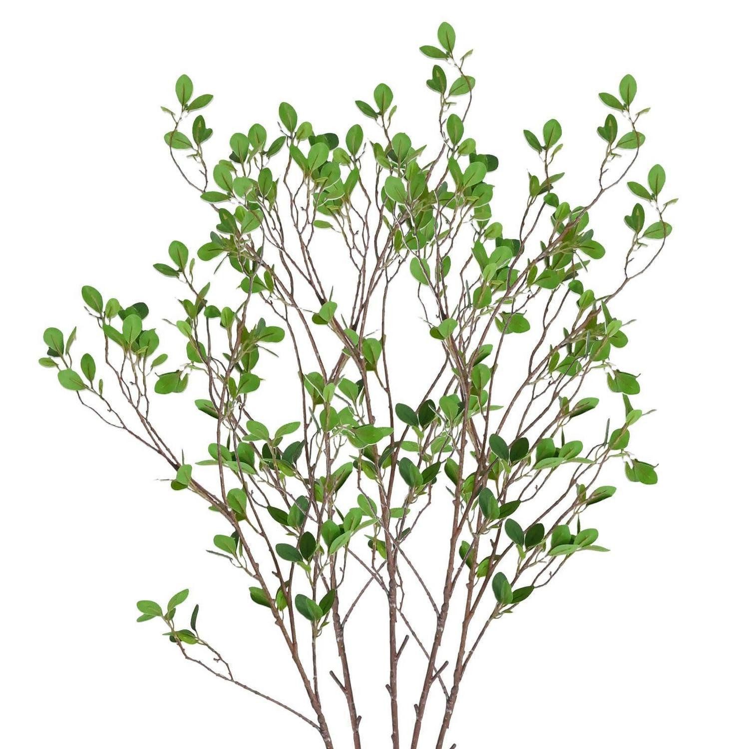 Kunstzweig Künstliche Eukalyptus Zweige 110cm Grün 5er-Set, LuxusKollektion, Höhe 110 cm