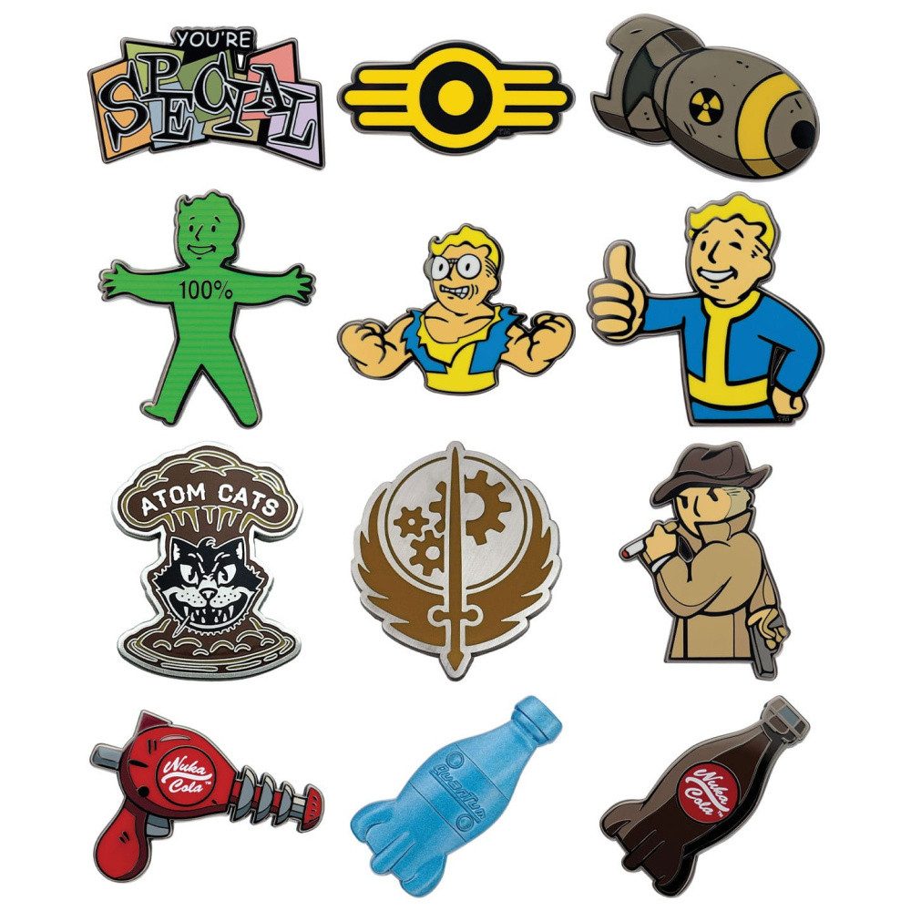 Fanattik Anstecknadel Fallout Ansteck-Pins Mystery Pin Badge Volume 2 Display (12)