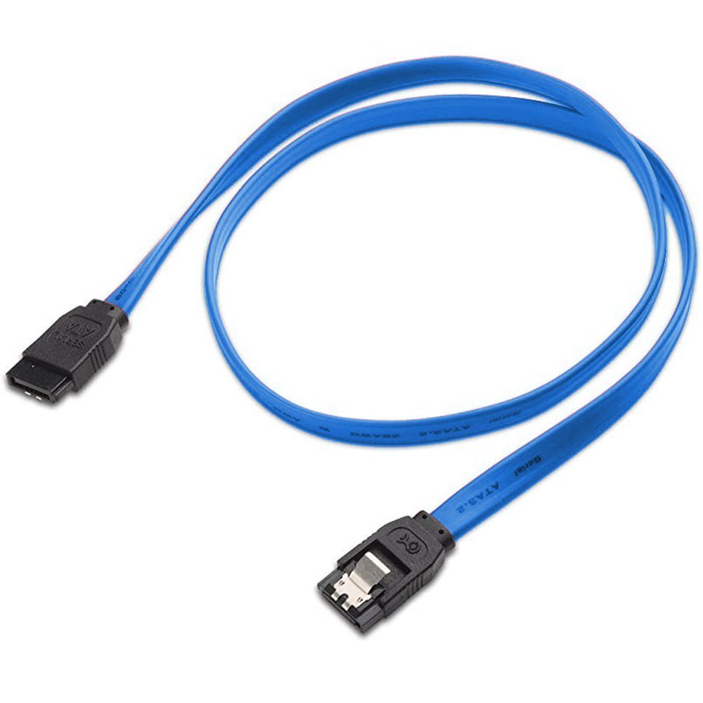 GelldG 40 cm SATA 3 Nylon Kabel Set Datenkabel 6 Gbit/s Stromkabel, (40 cm) | Stromversorgungskabel