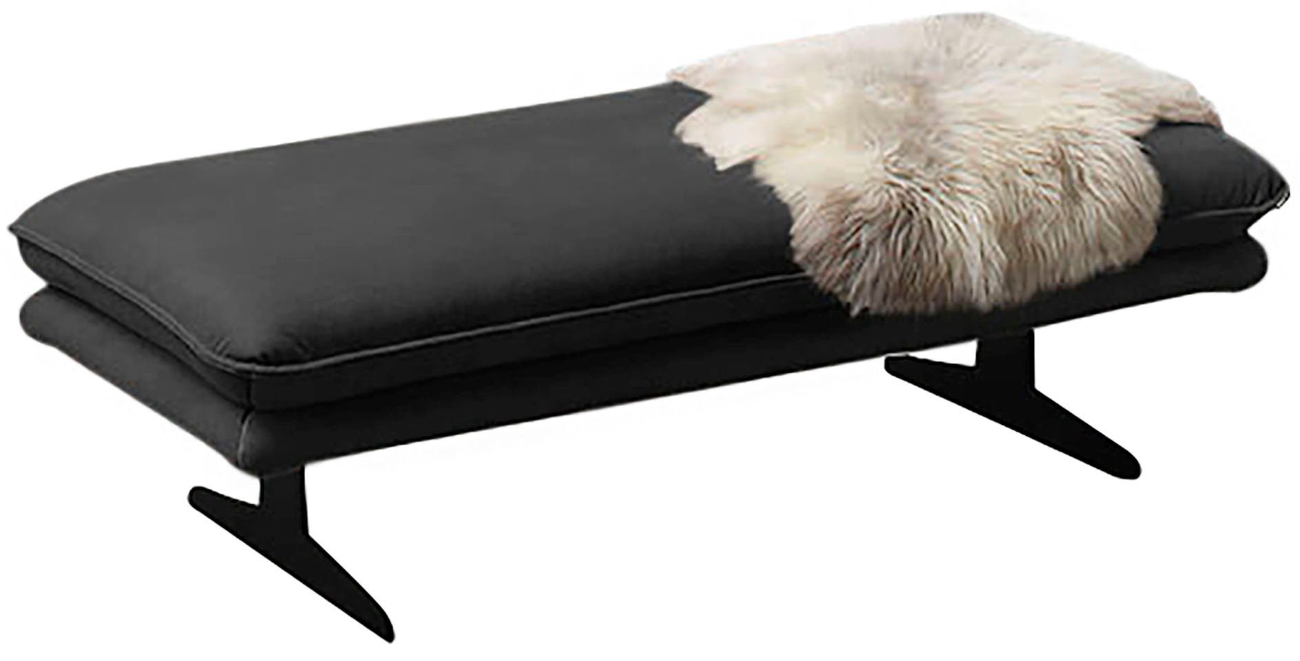 W.SCHILLIG Polsterhocker broadway, Füße in Schwarz pulversbeschichtet. € 1.279,99