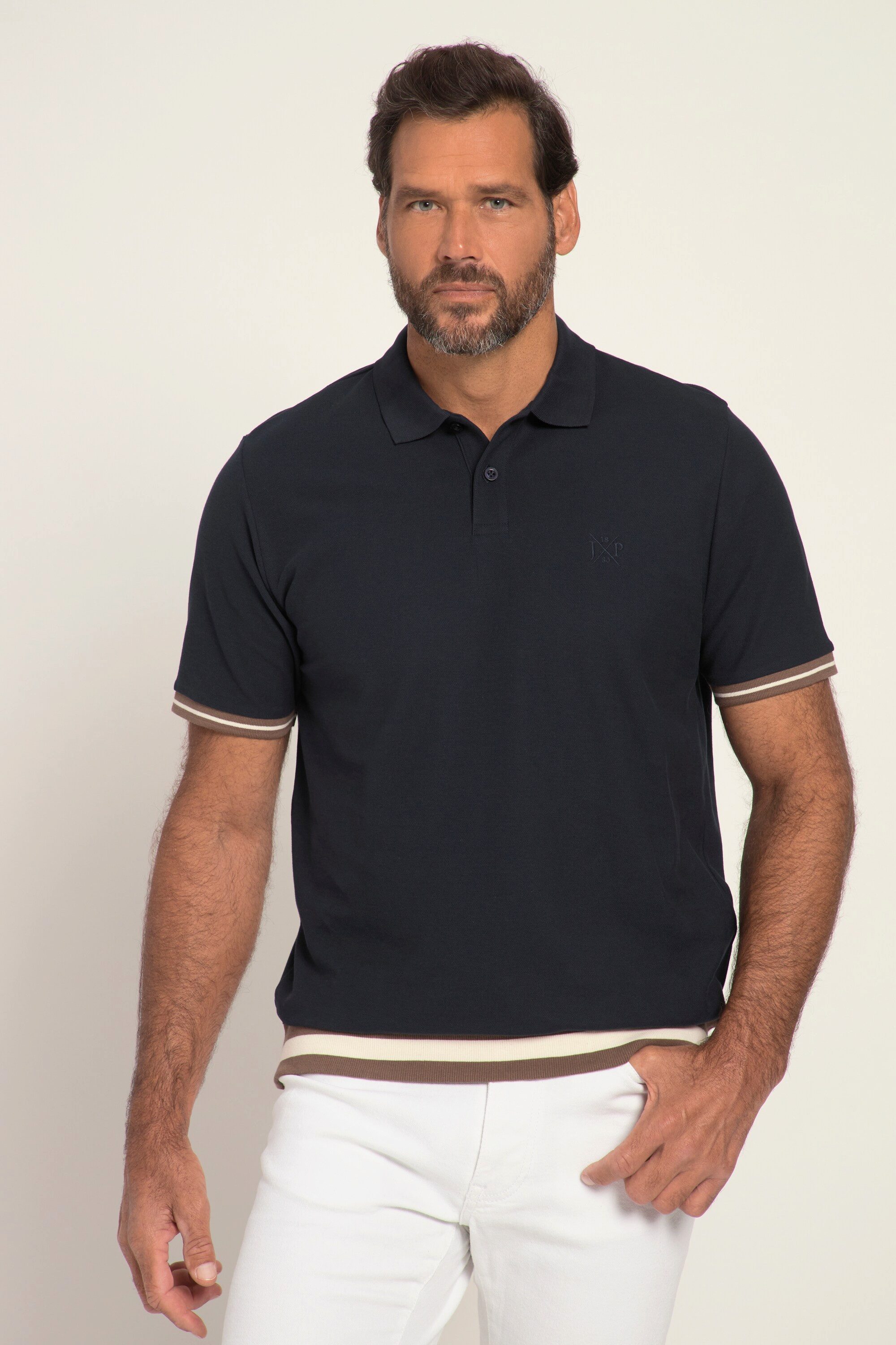 JP1880 Poloshirt Bauchfit Halbarm