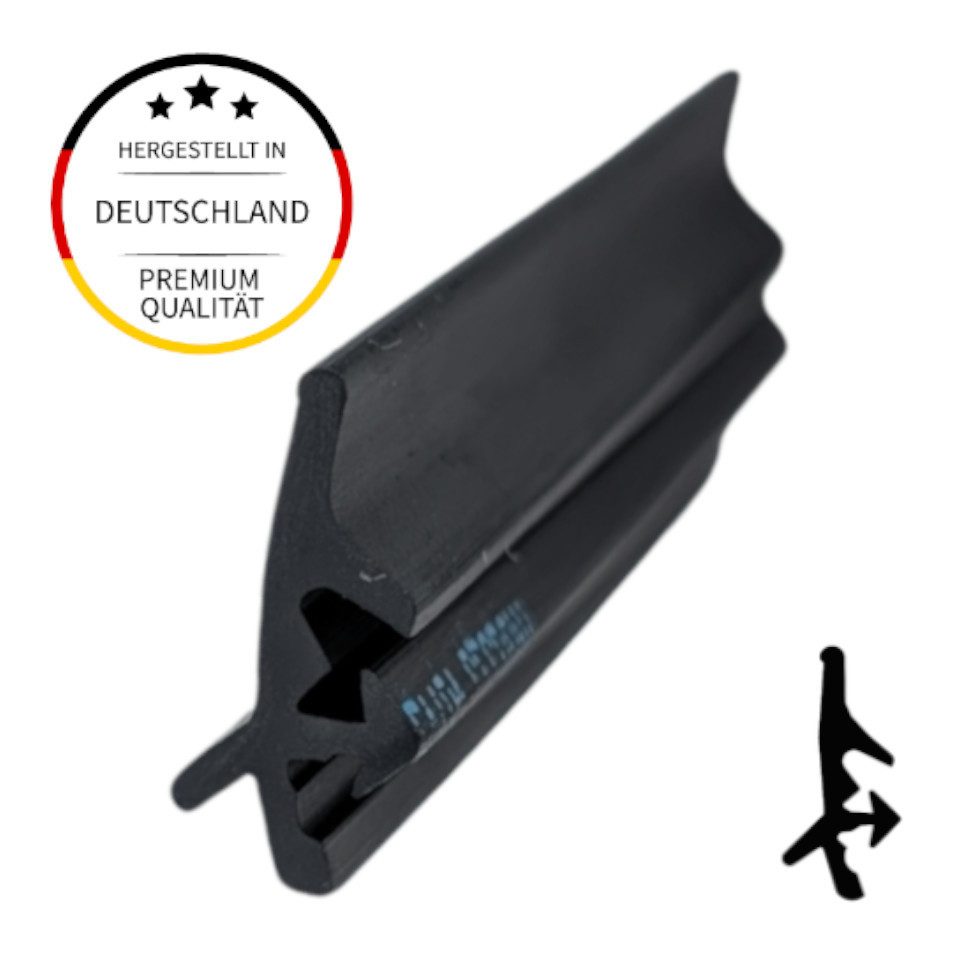 Einfach Dichtungen Dichtlippe Fensterdichtung I 5m I Farbe Schwarz ► Langlebig und wartungsfrei