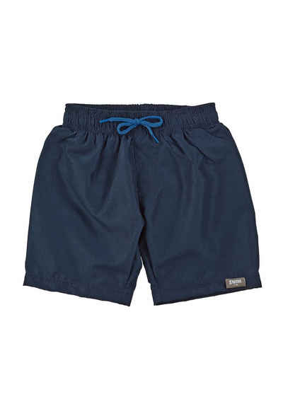 Sterntaler® Badehose Badeshort uni (1-St) Baby Badehose - Badeshorts mit Windeleinsatz bis Gr 86/92, uni - Badeshorts Babys, Badehose in Blau und Marine, UV-Schutz 50+ und Weitenregulierung - Badeshorts Kinder - UV Schutz 50+ uni Bademode