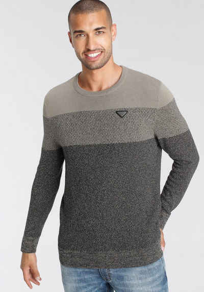 Bruno Banani Strickpullover im modischem Look