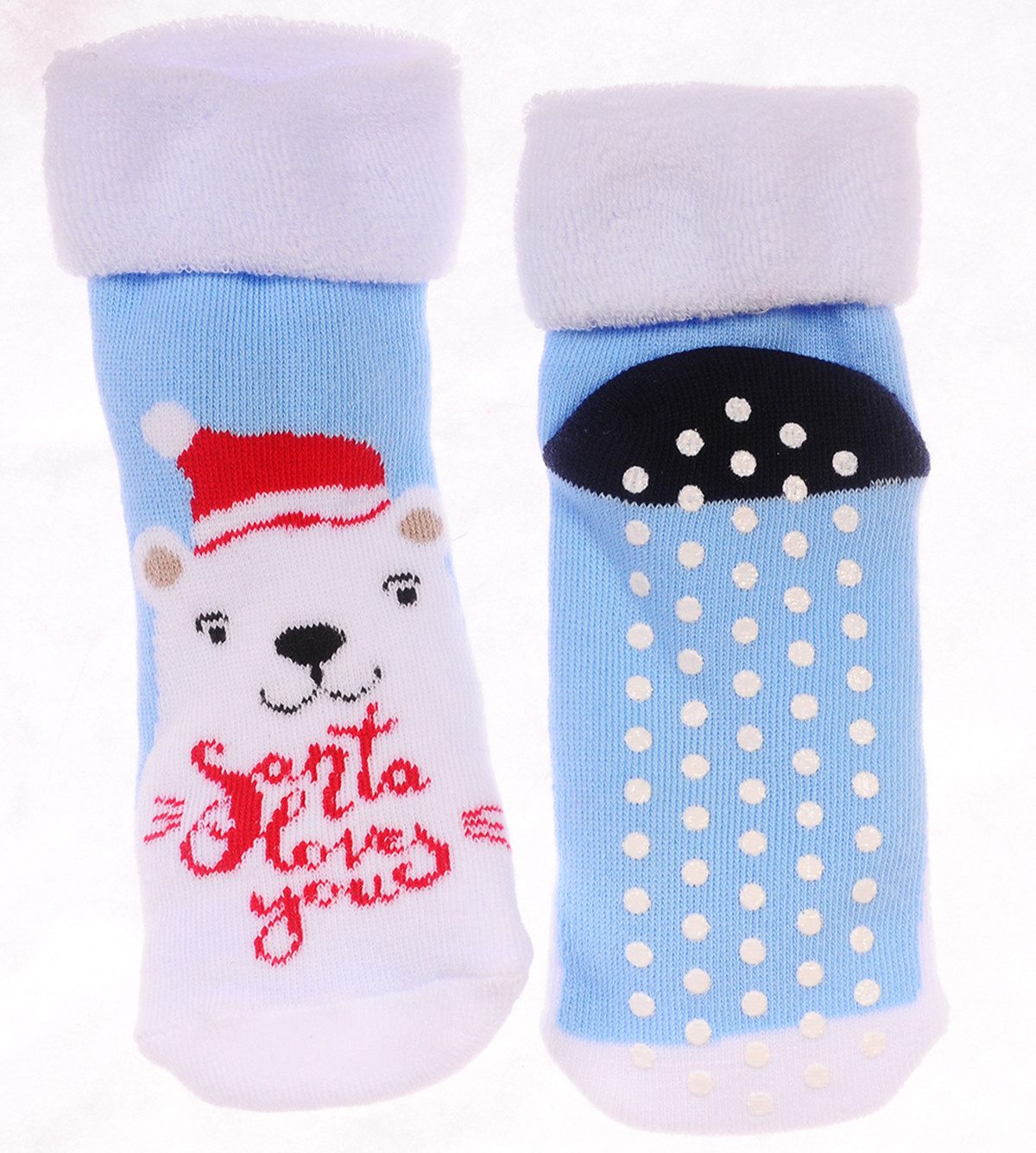 Thermosocken Socken Kleinkinder Weihnachten warme Weihnachtssocken Antirutschsocken