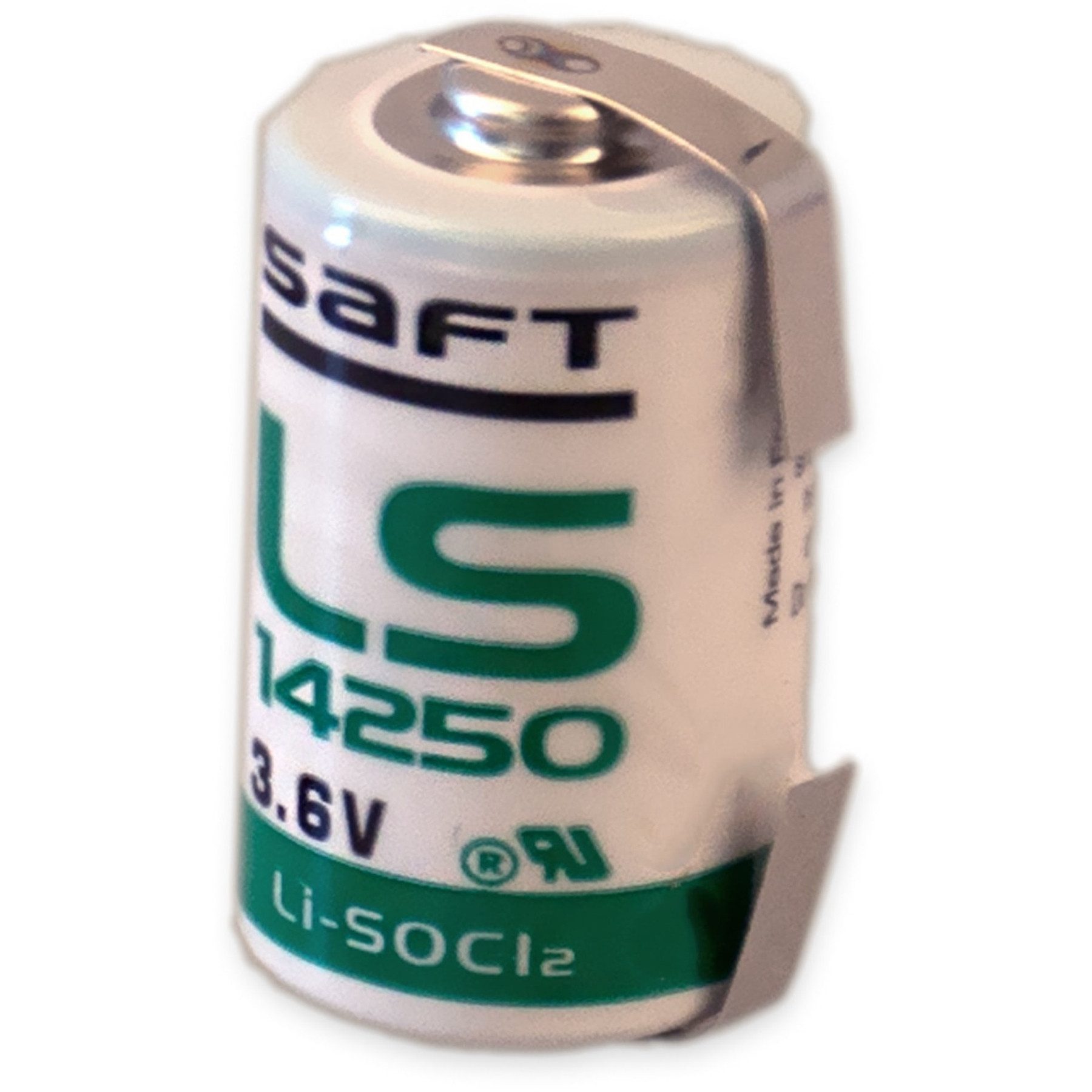 SAFT Lithium-Batterie LS 14250-CNR, 1/2AA, mit Batterie