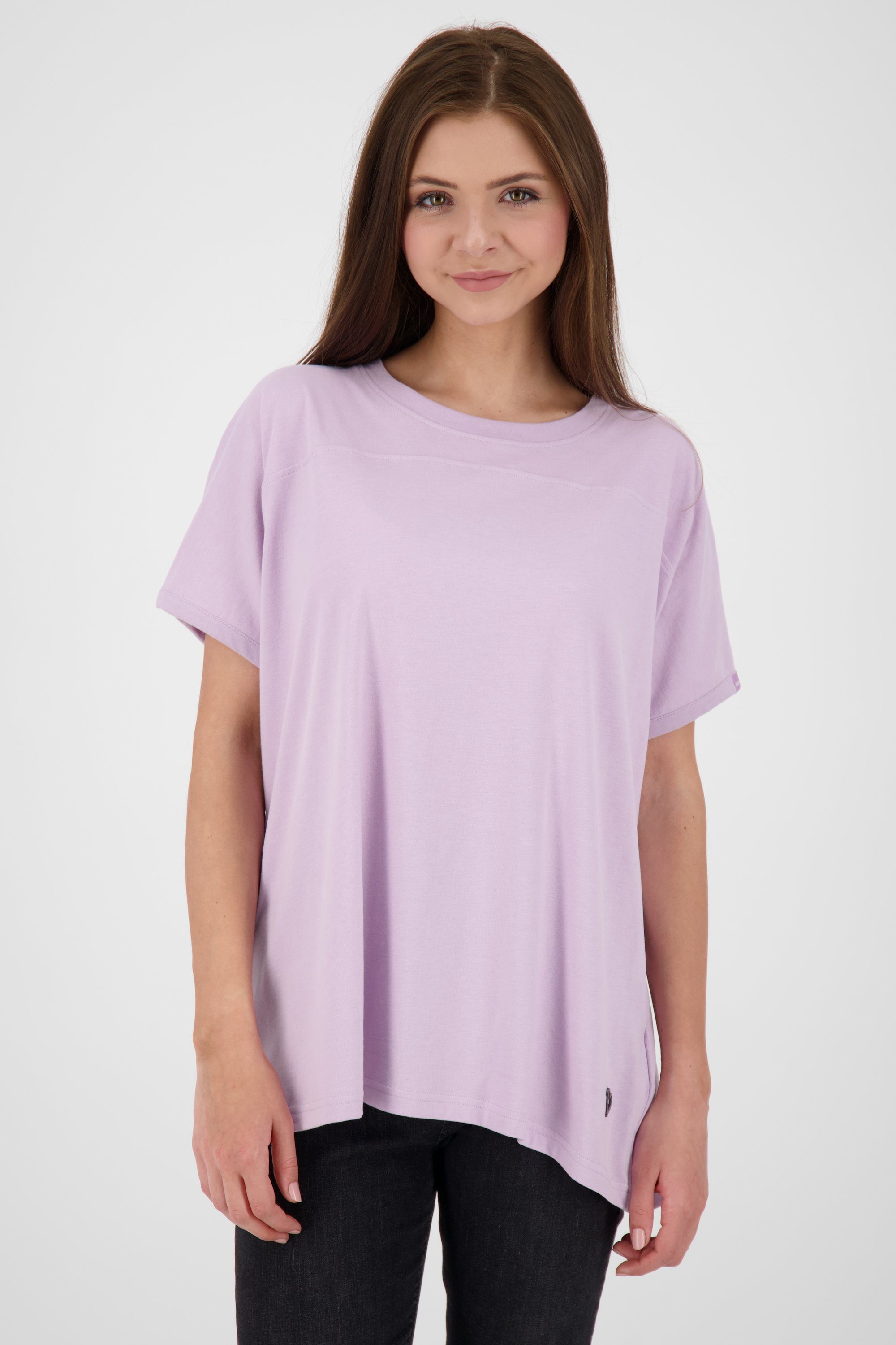 Alife & Kickin Rundhalsshirt DiniAK Shirt Damen Shirt lavender | 