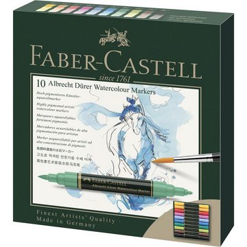 Faber-Castell Aquarellstifte Faber-Castell Albrecht Dürer Aquarellmarker - 10er Etui