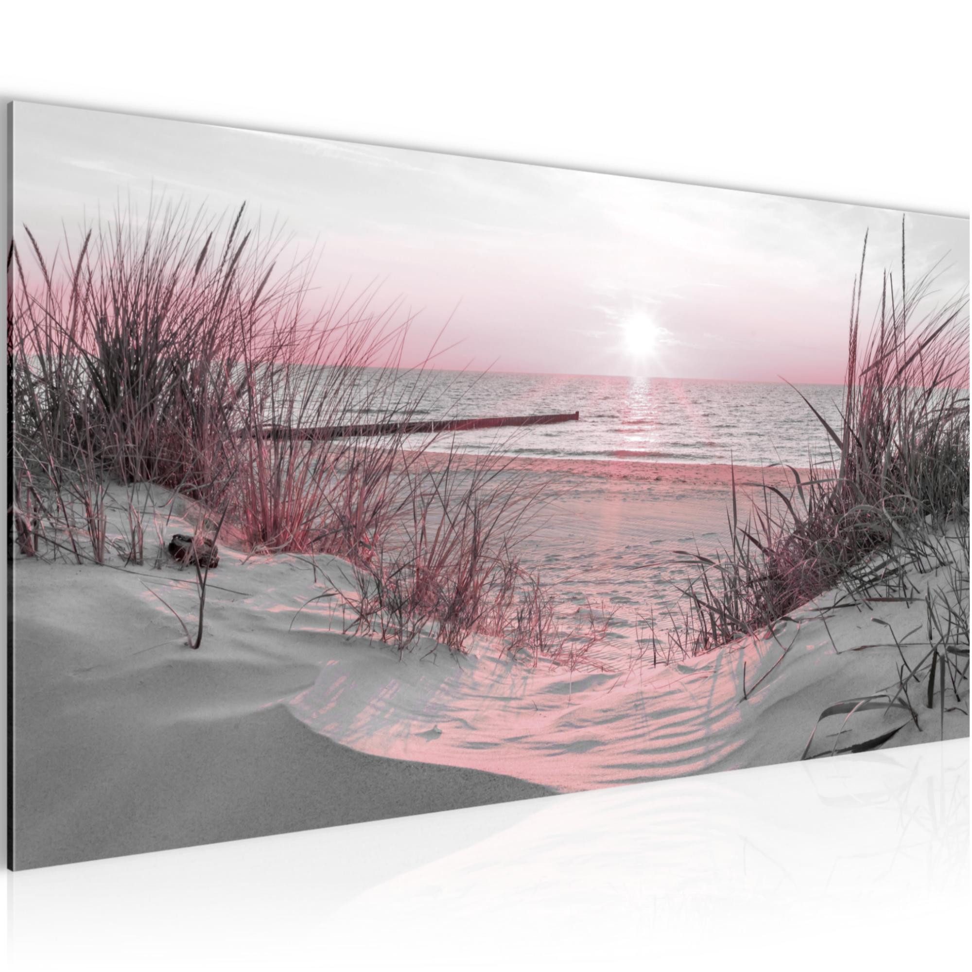 Runa Art Wandbild Wald Landschaft Deko Grün Natur Bilder 100x40 cm 611712a, Ostsee