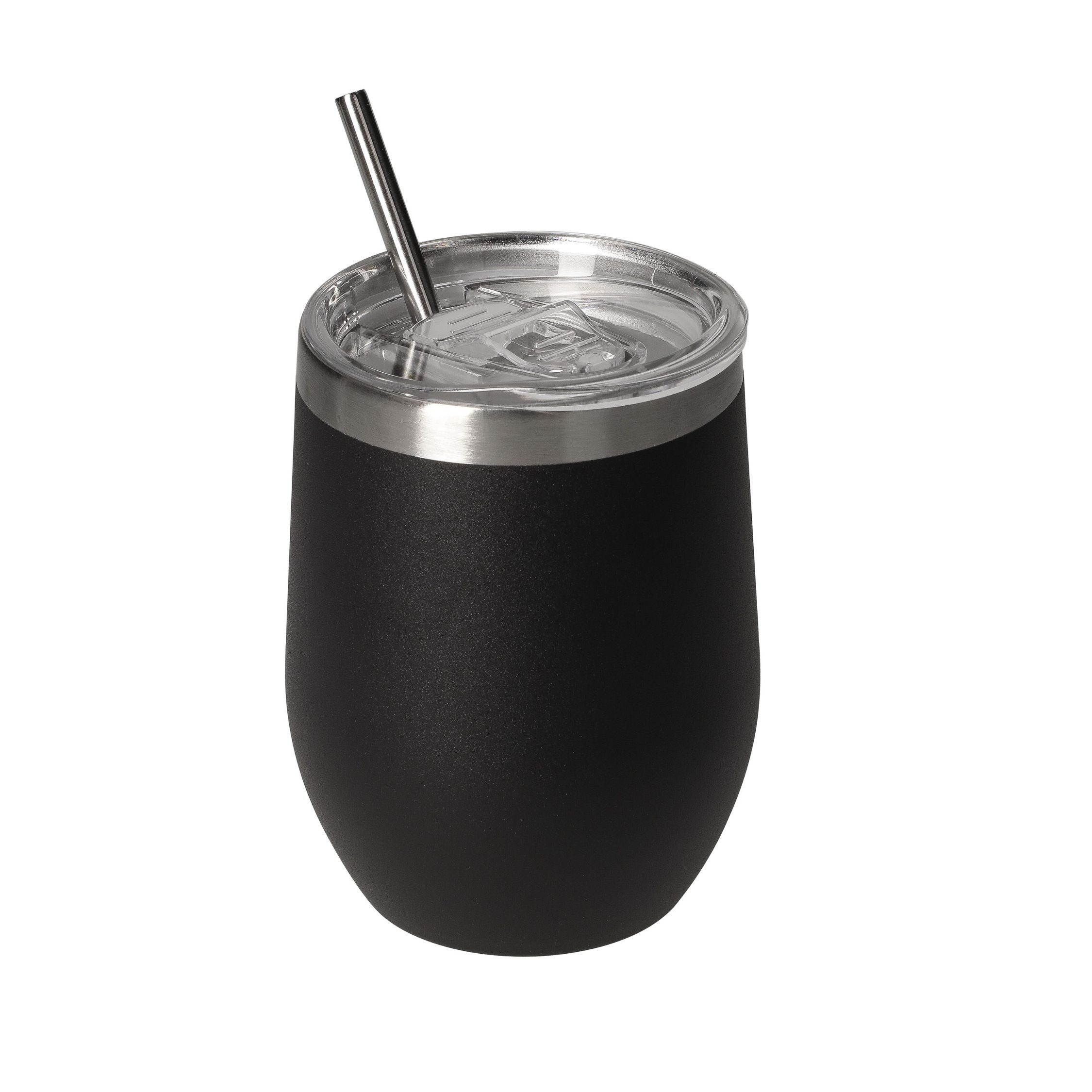 elasto Becher Weinbecher 350 ml Vinova Edelstahl Trinkbecher To Go, robust, spülmaschinengeeignet, Sommer, Geschenk